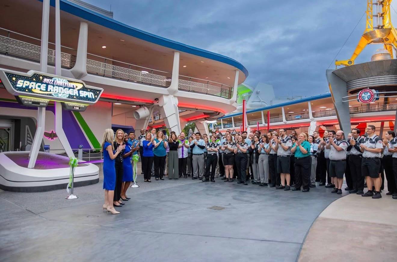 Buzz Lightyear's Space Ranger Spin Ribbon Cutting Ceremony