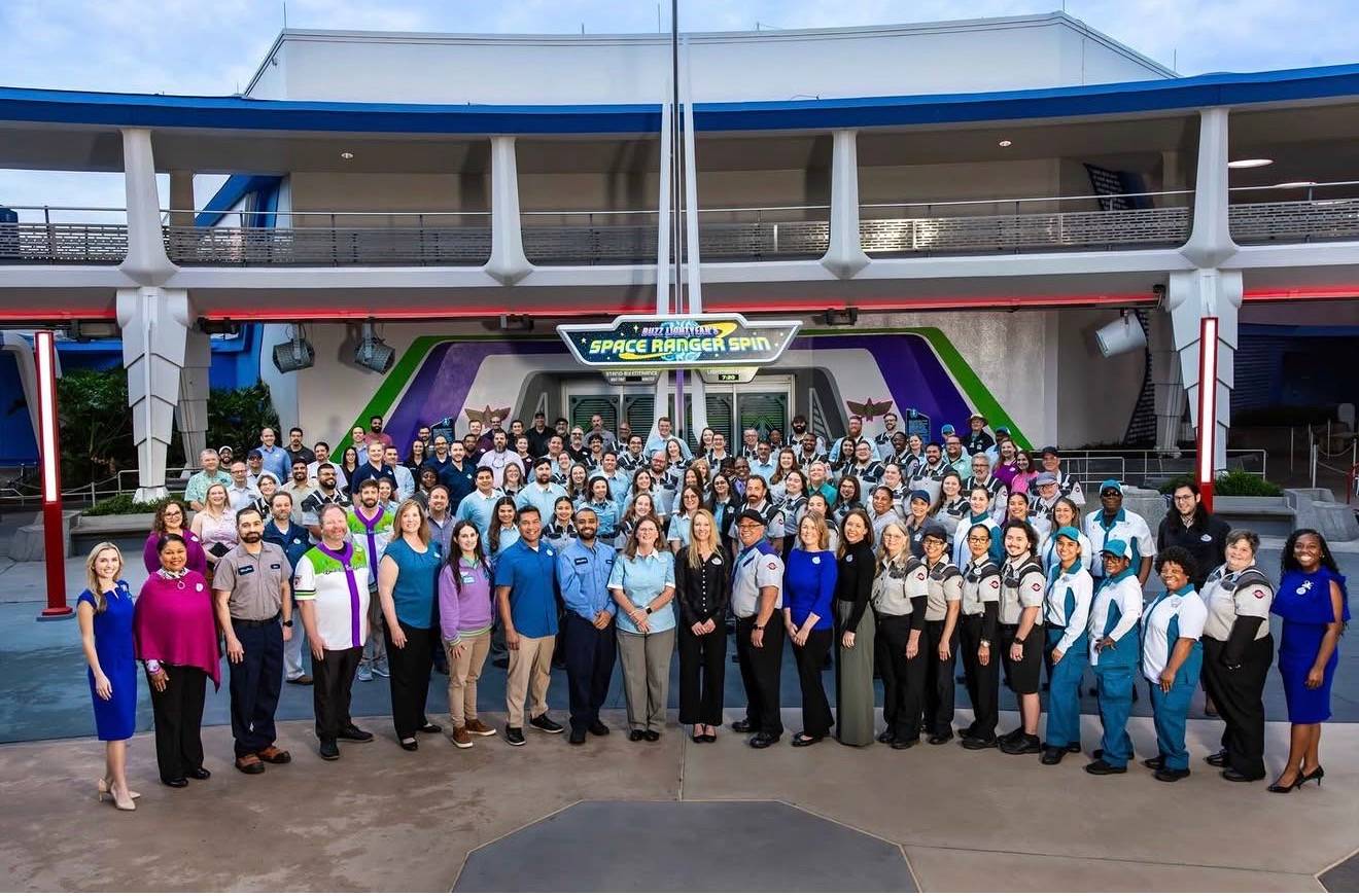 Buzz Lightyear's Space Ranger Spin Ribbon Cutting Ceremony