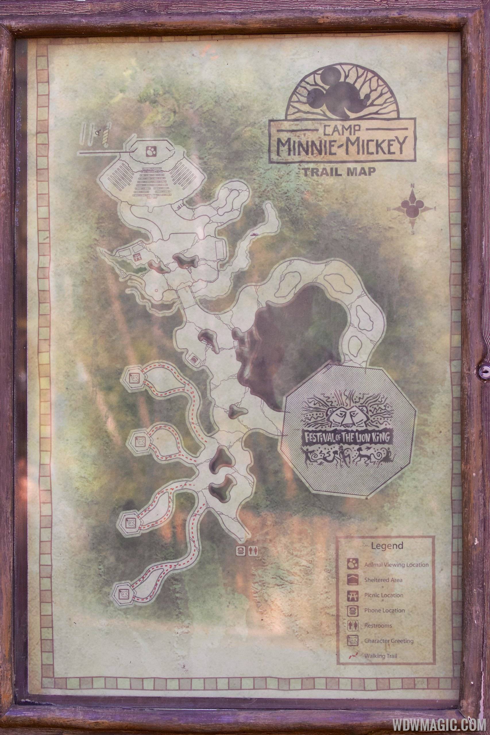 Camp Minnie-Mickey - Trail map