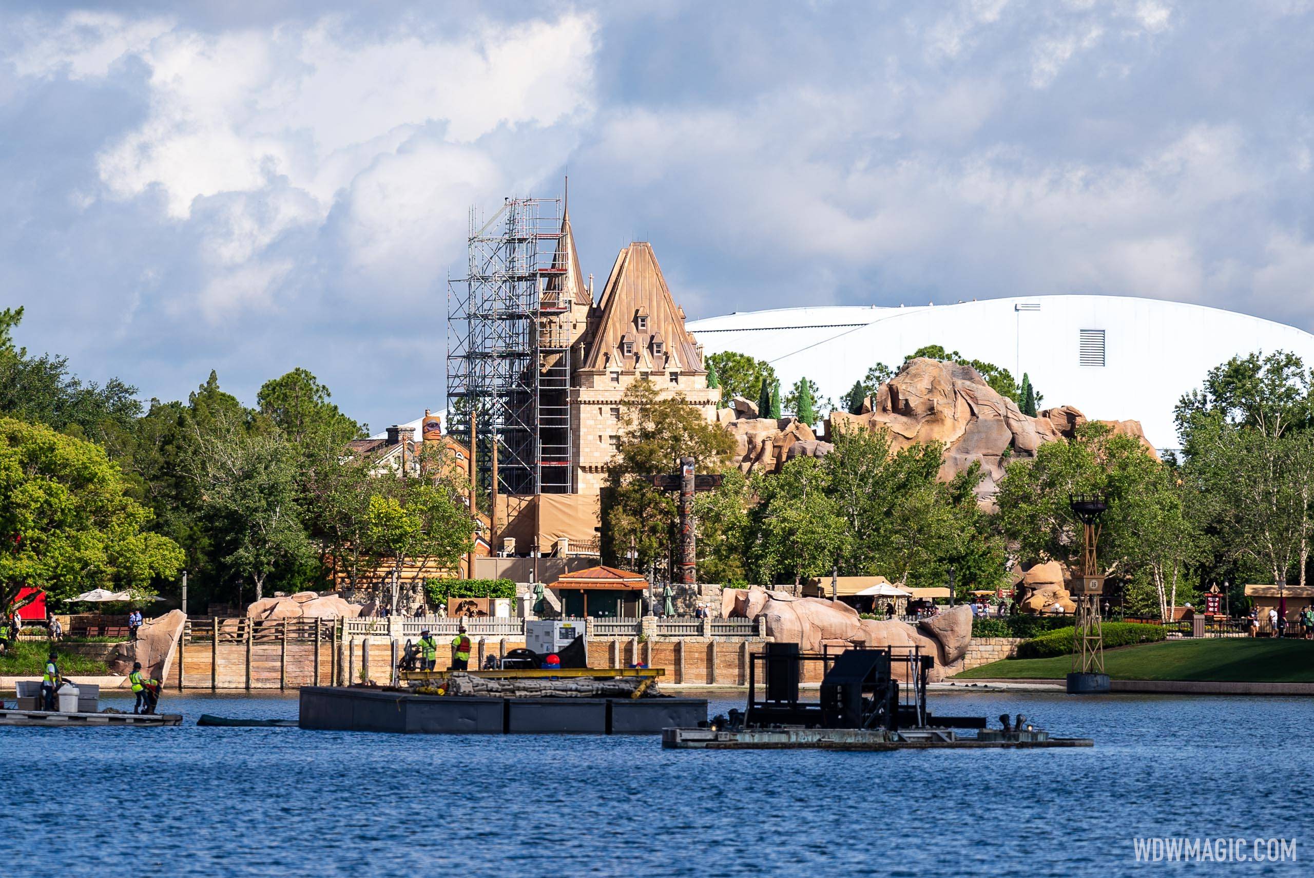 PHOTOS: New Canada Pavilion Hockey Jersey Skates into EPCOT - WDW