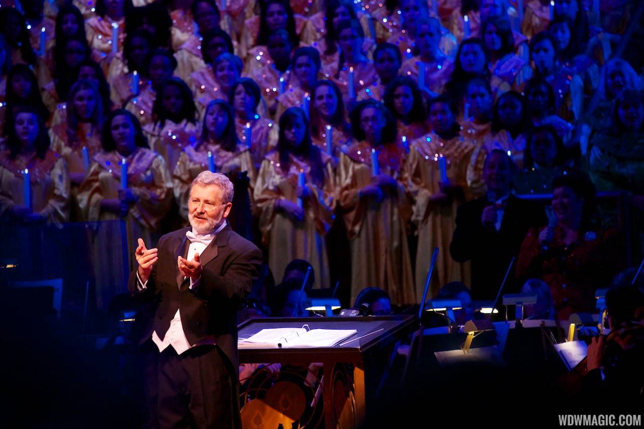 Conductor at the Candlelight Processional