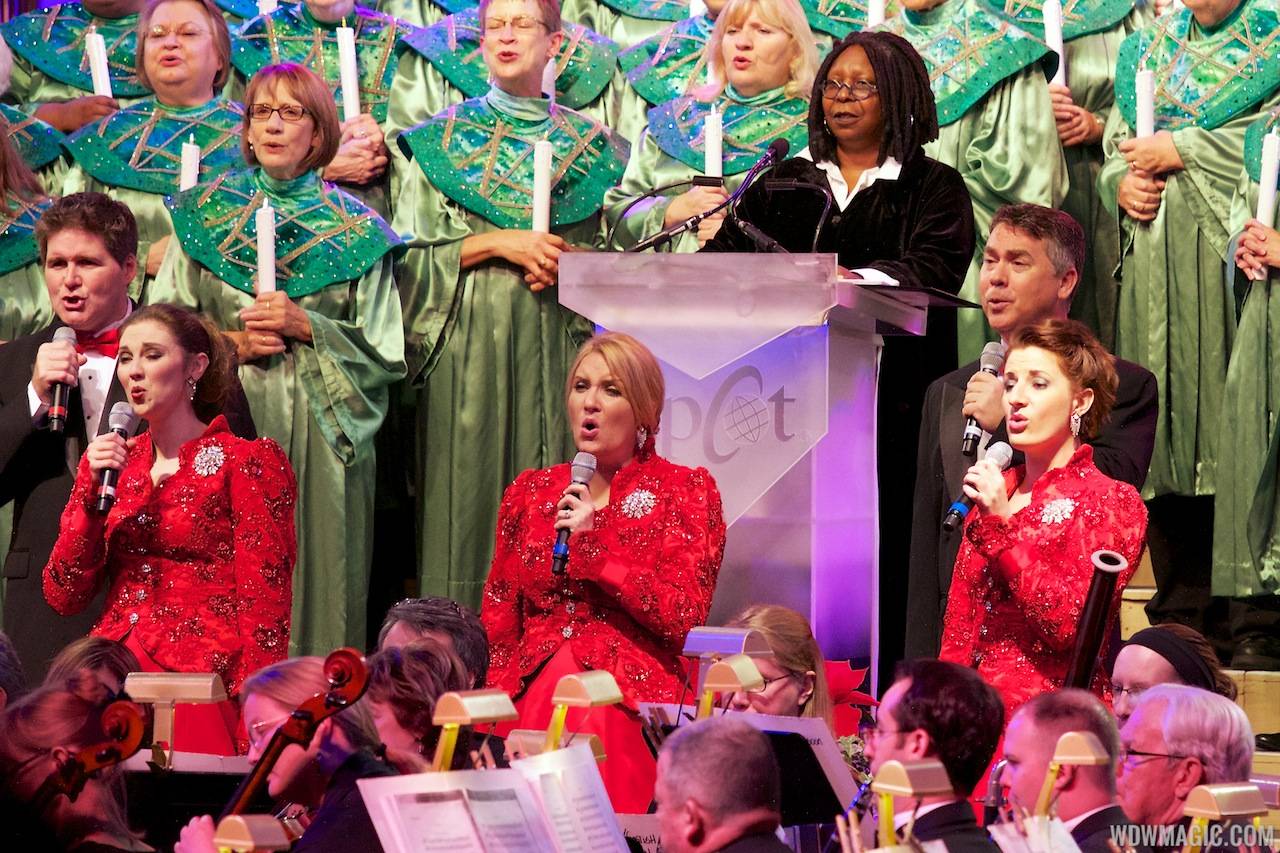 Whoopi Goldberg and Voices of Liberty at the Candlelight Processional