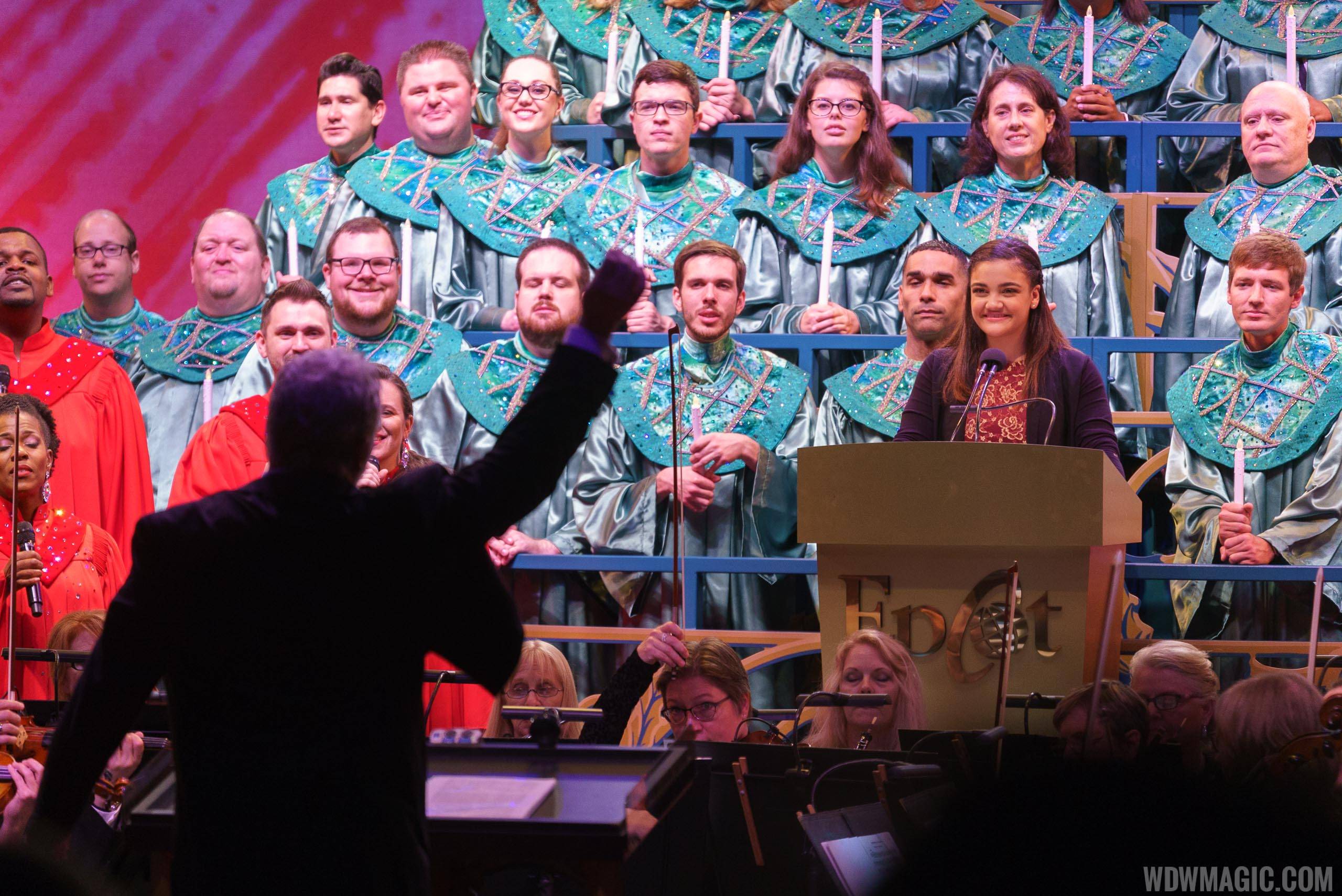 The Candlelight Processional at Epcot
