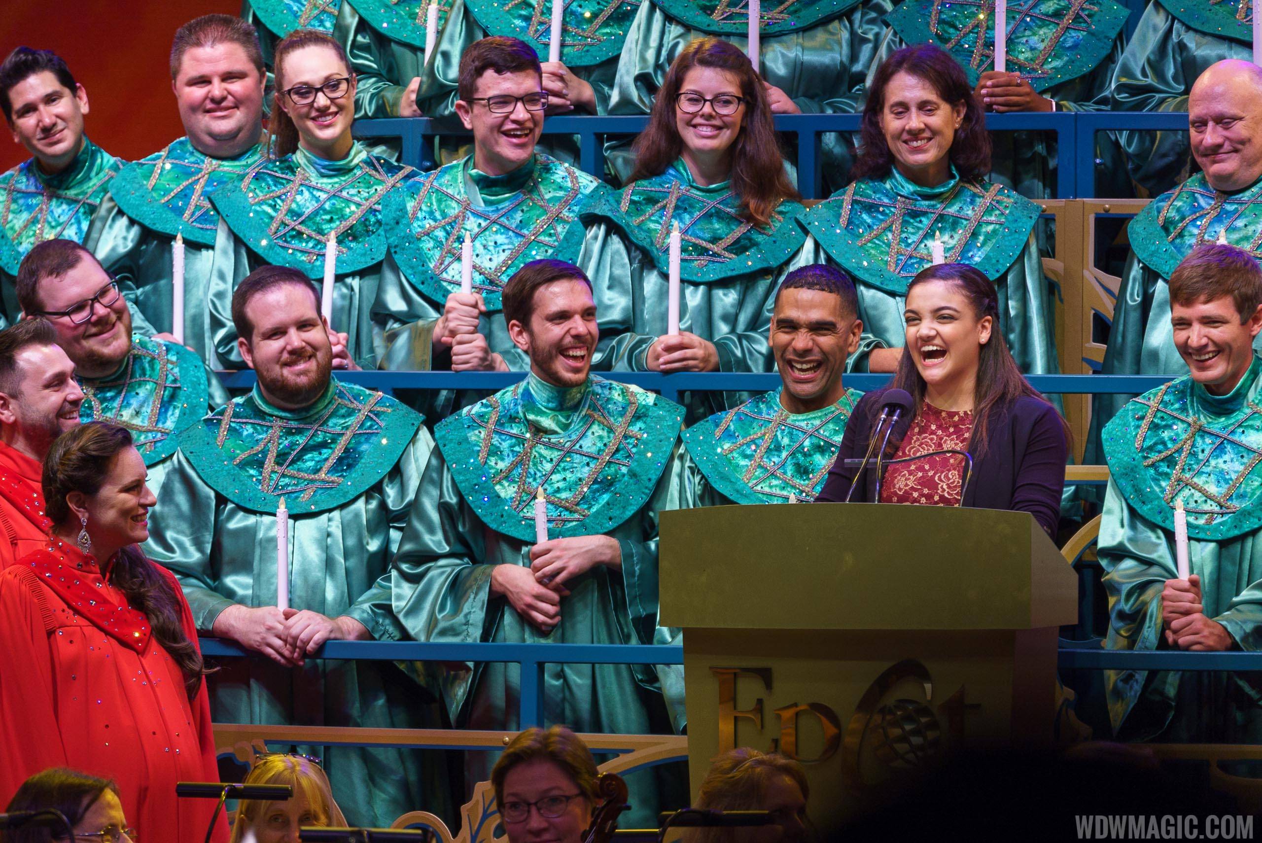 PHOTOS - Olympic Gold Medalist Laurie Hernandez opens this year's Candlelight Processional