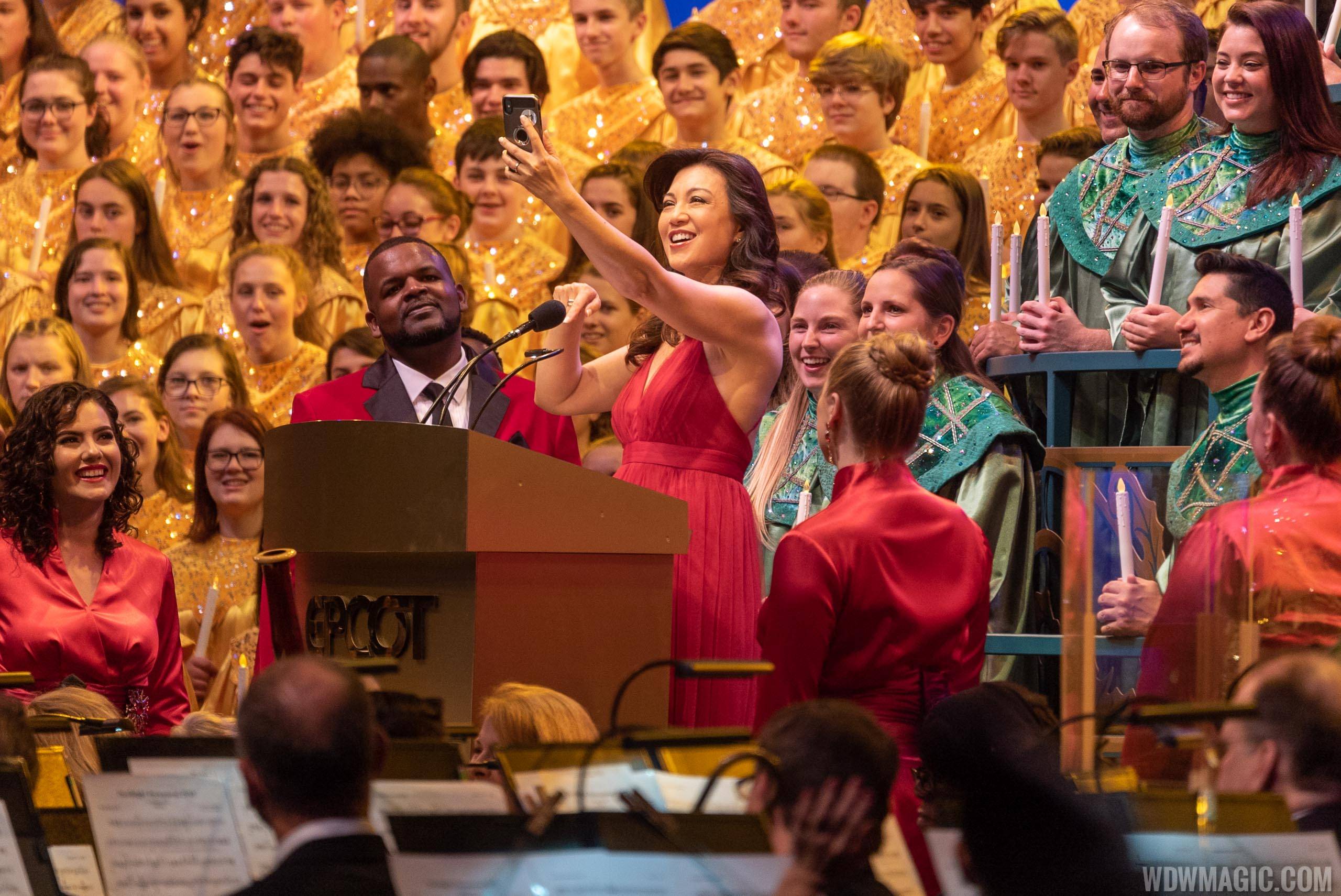 PHOTOS - Ming-Na Wen opens the 2019 Candlelight Processional at Epcot