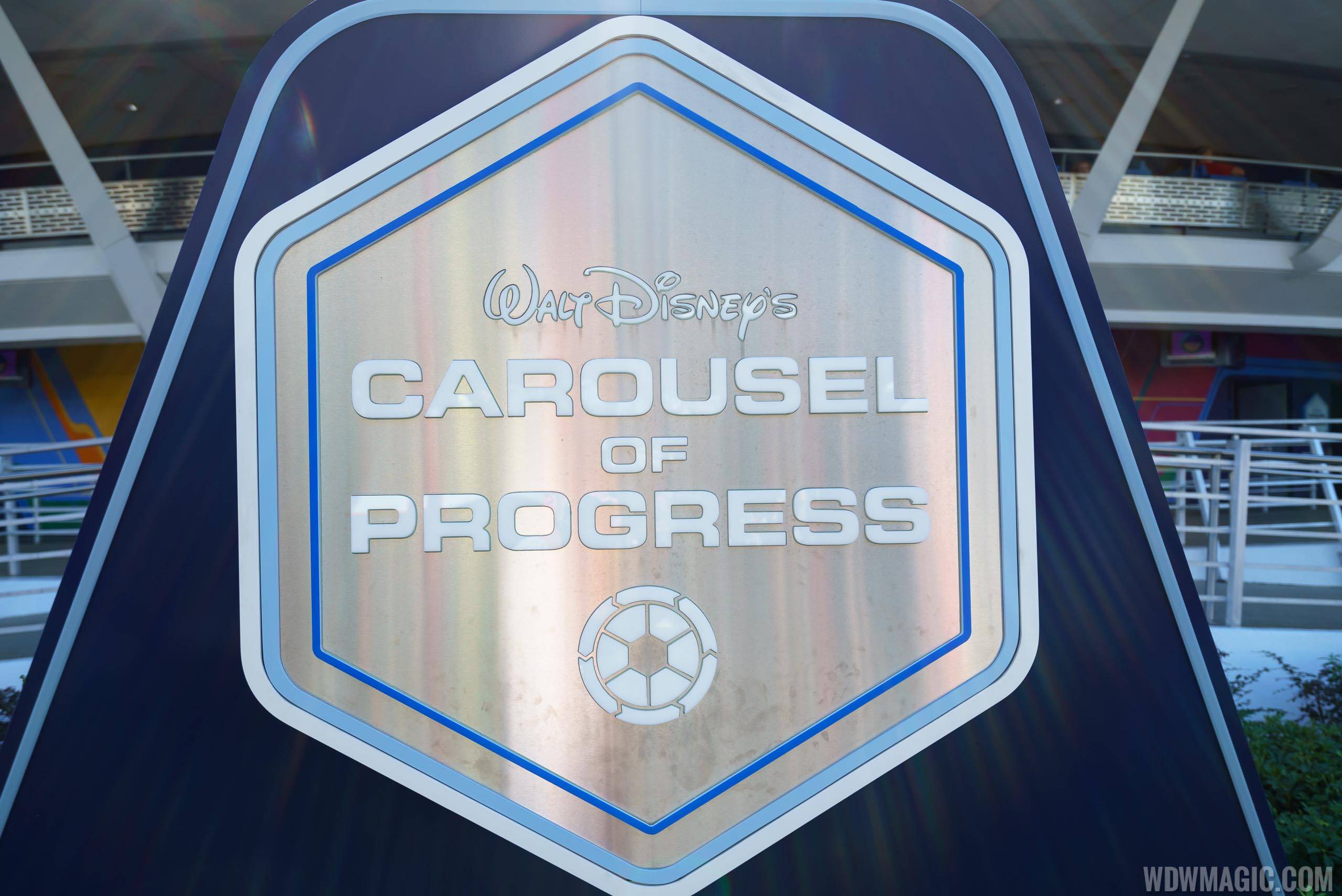 New marquee sign at Carousel of Progress