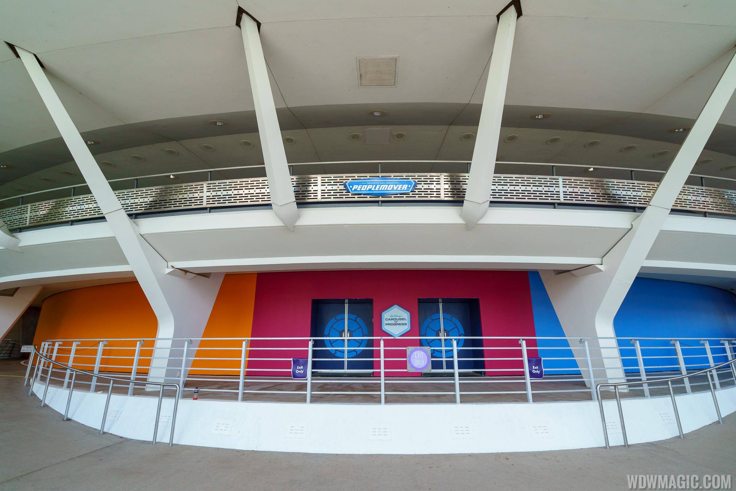 New exterior color scheme at Carousel of Progress