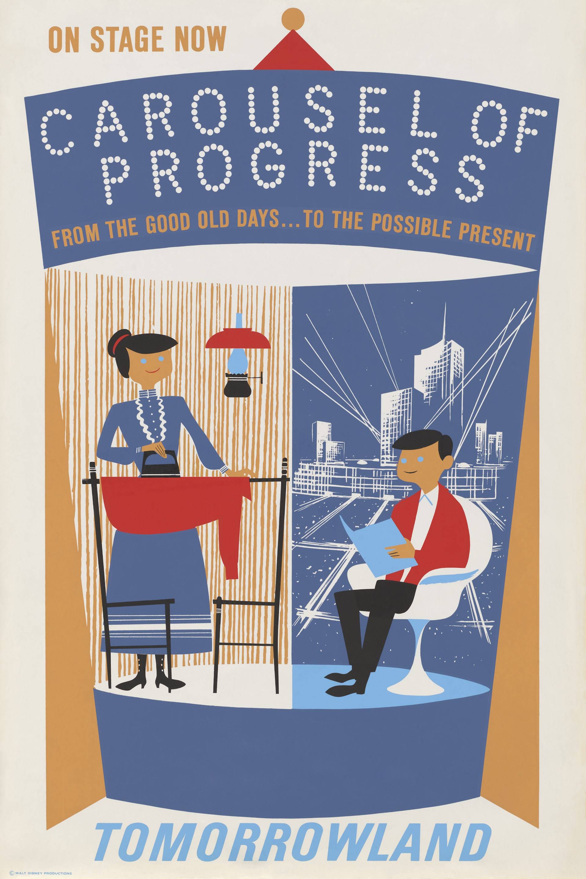 The original Disneyland Carousel of Progress Poster