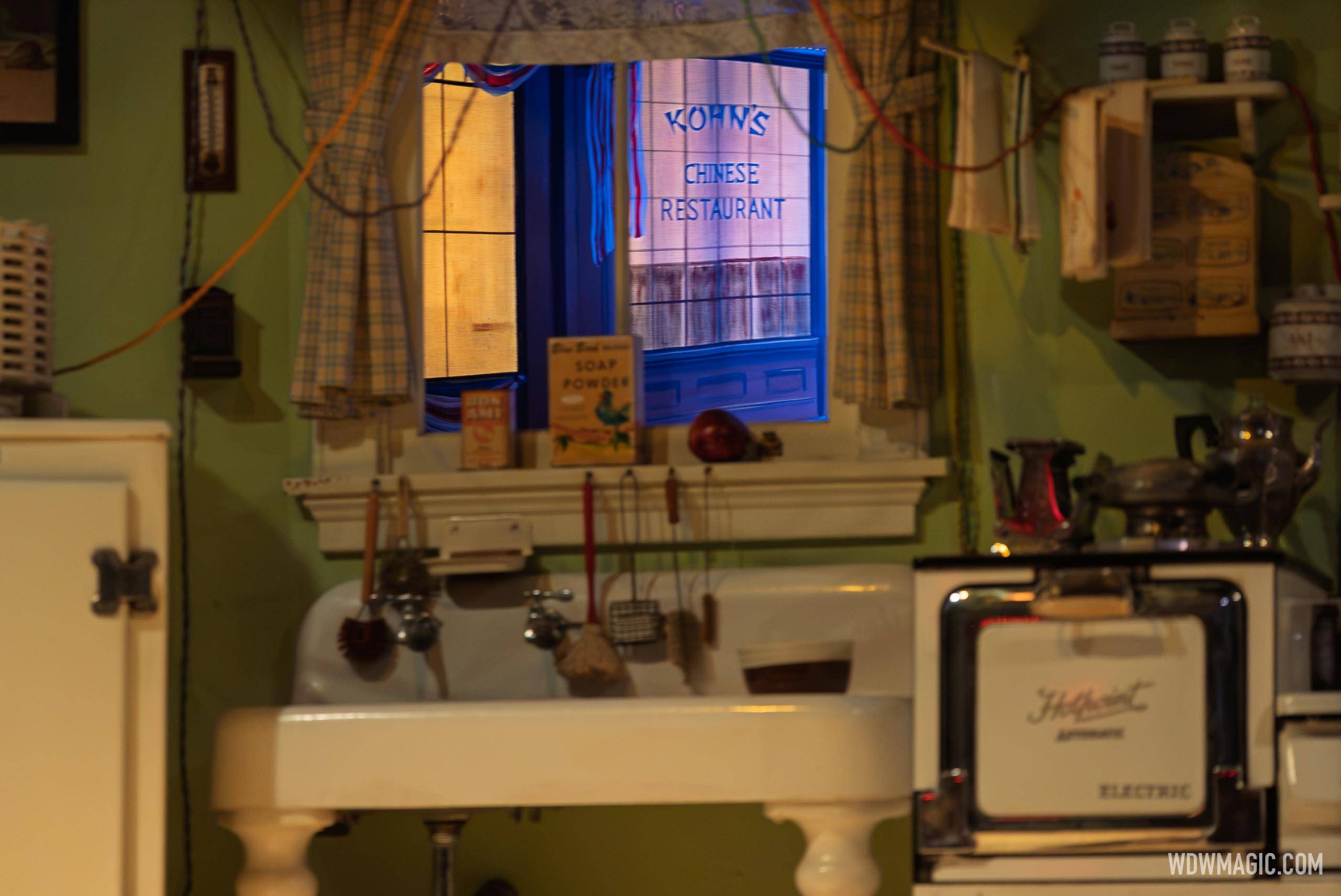 Act 2: 1920s - View of Chinese Restaurant window