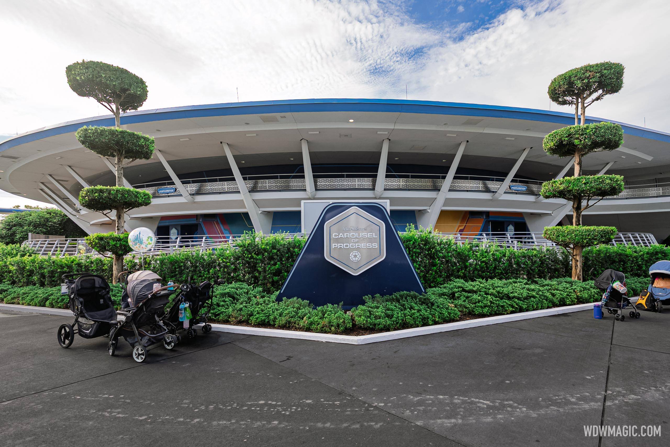 Construction Walls Up at Carousel of Progress — July 6, 2026