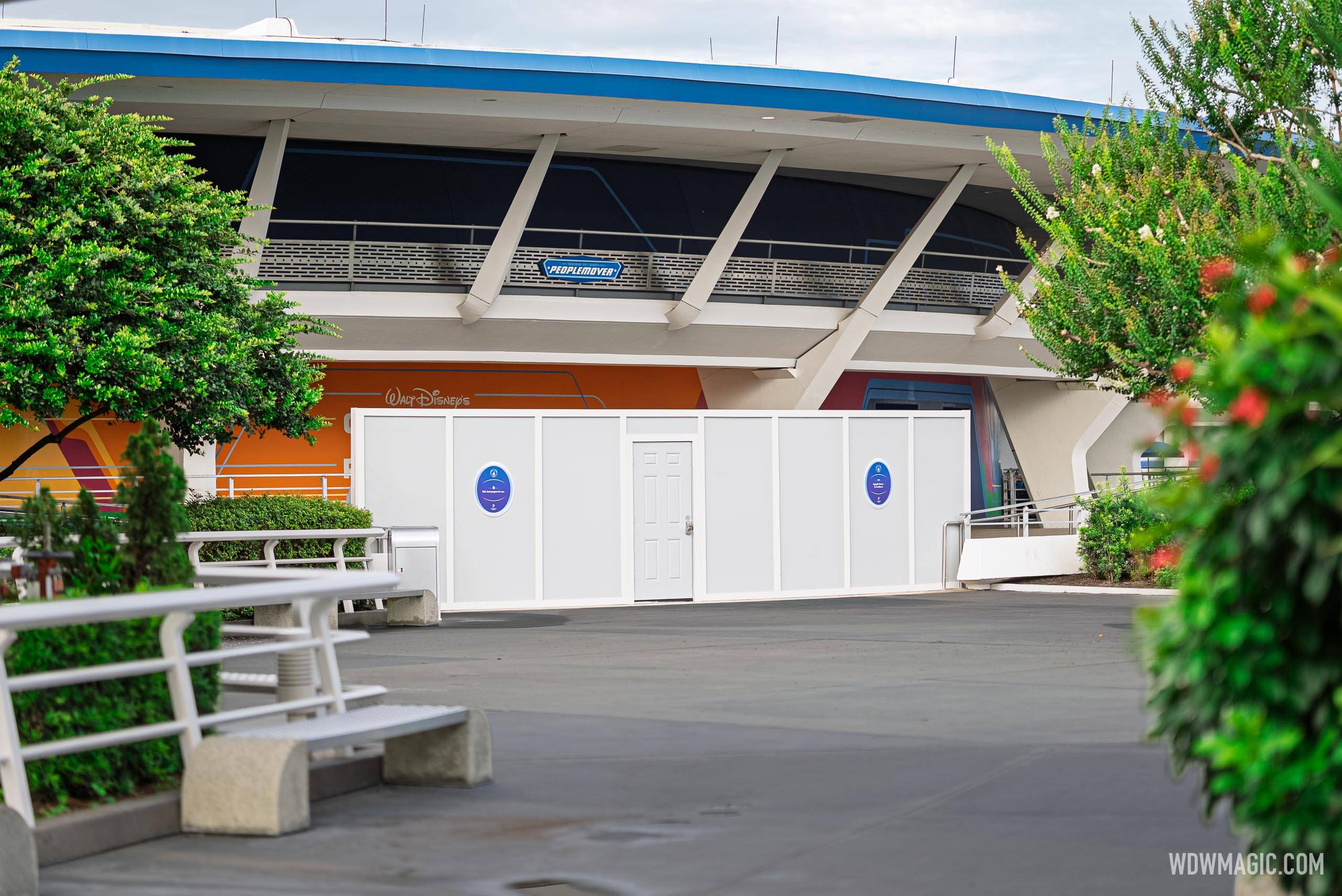 Construction Walls Up at Carousel of Progress — July 6, 2026