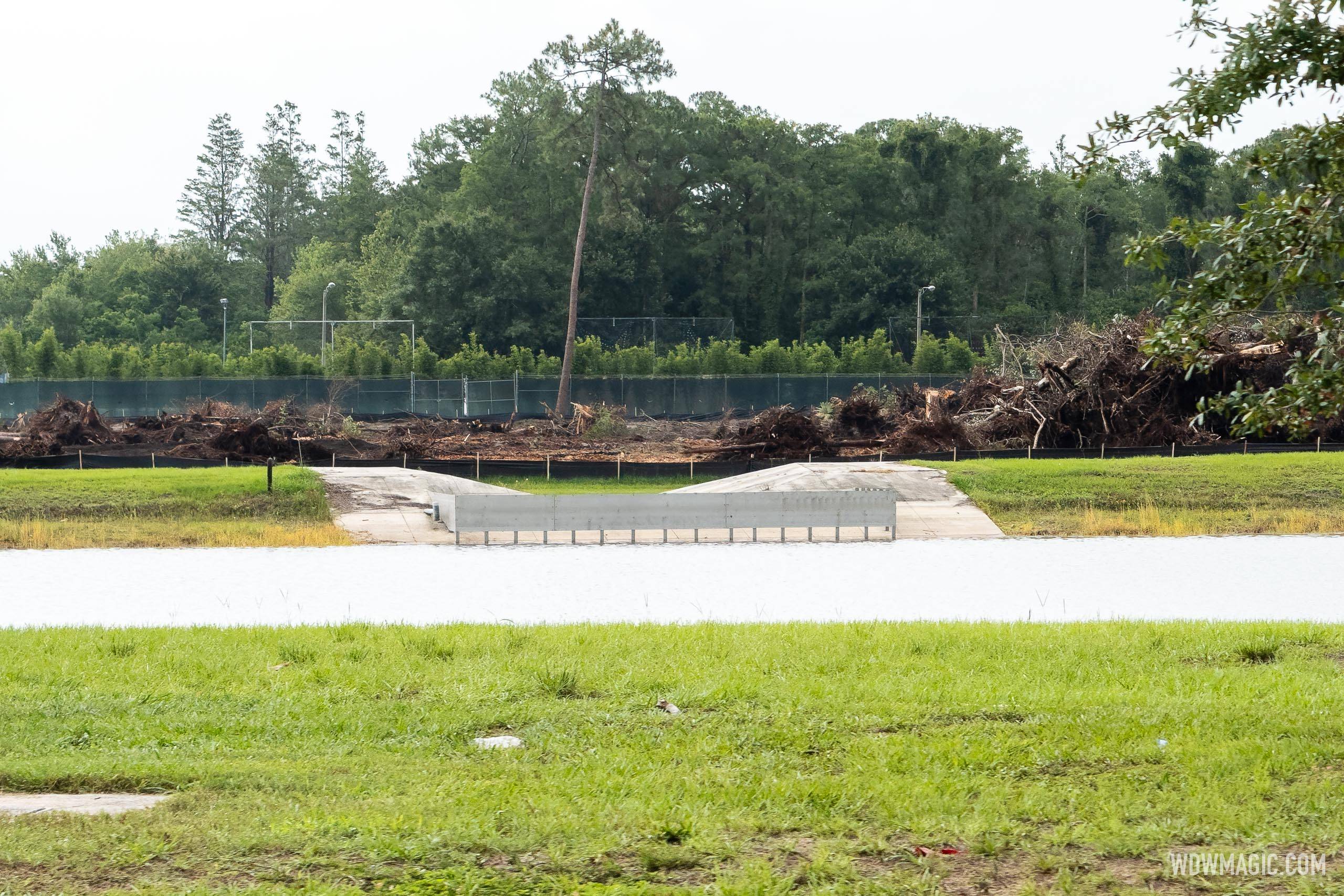 Land Clearing Behind Magic Kingdom for Cars Expansion - June 1, 205