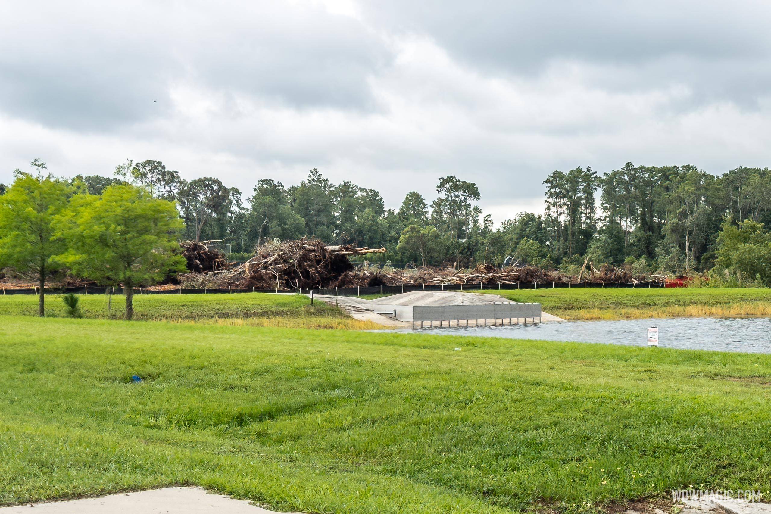 Land Clearing Behind Magic Kingdom for Cars Expansion - June 1, 205