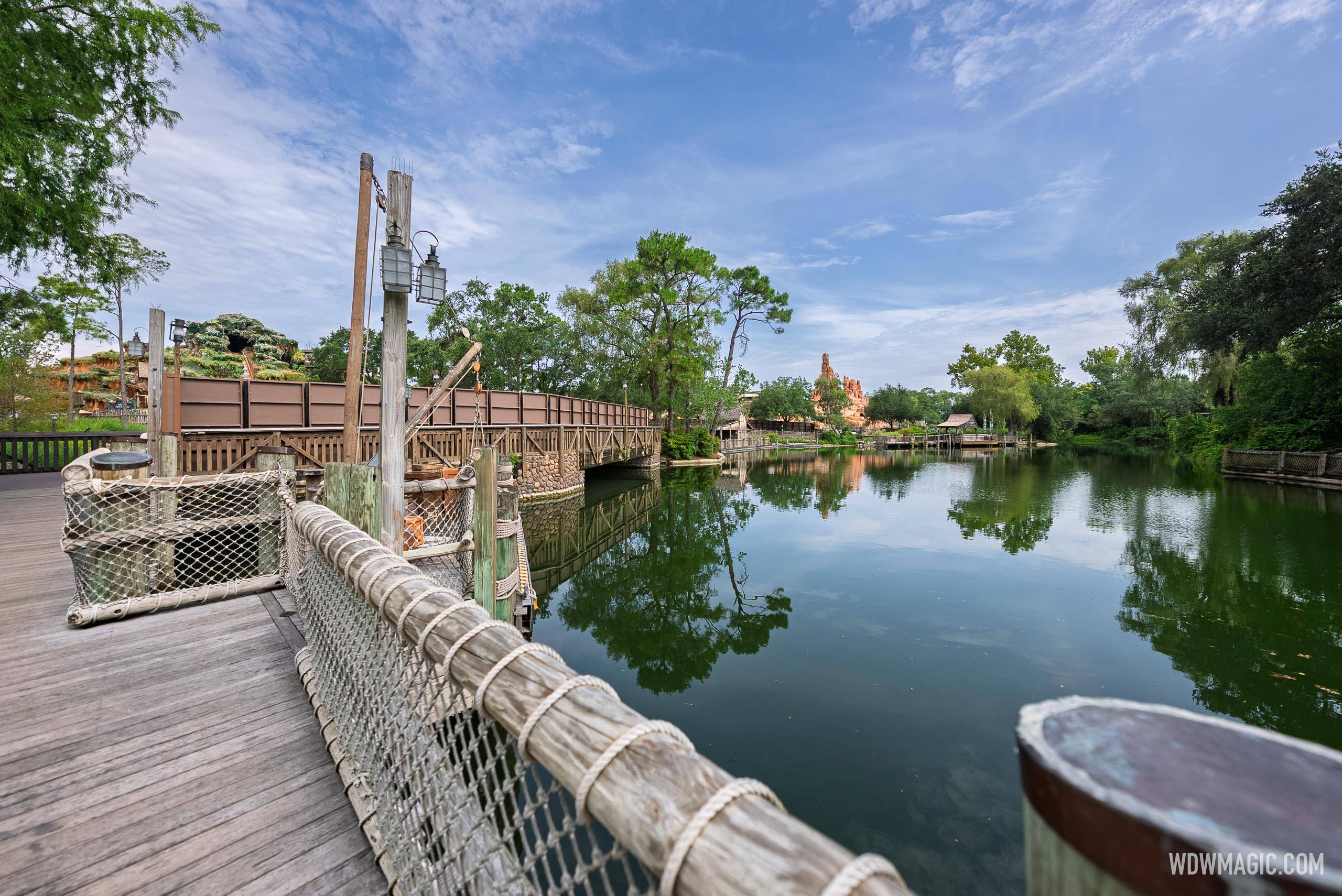 Frontierland Construction Walls - July 14, 2025
