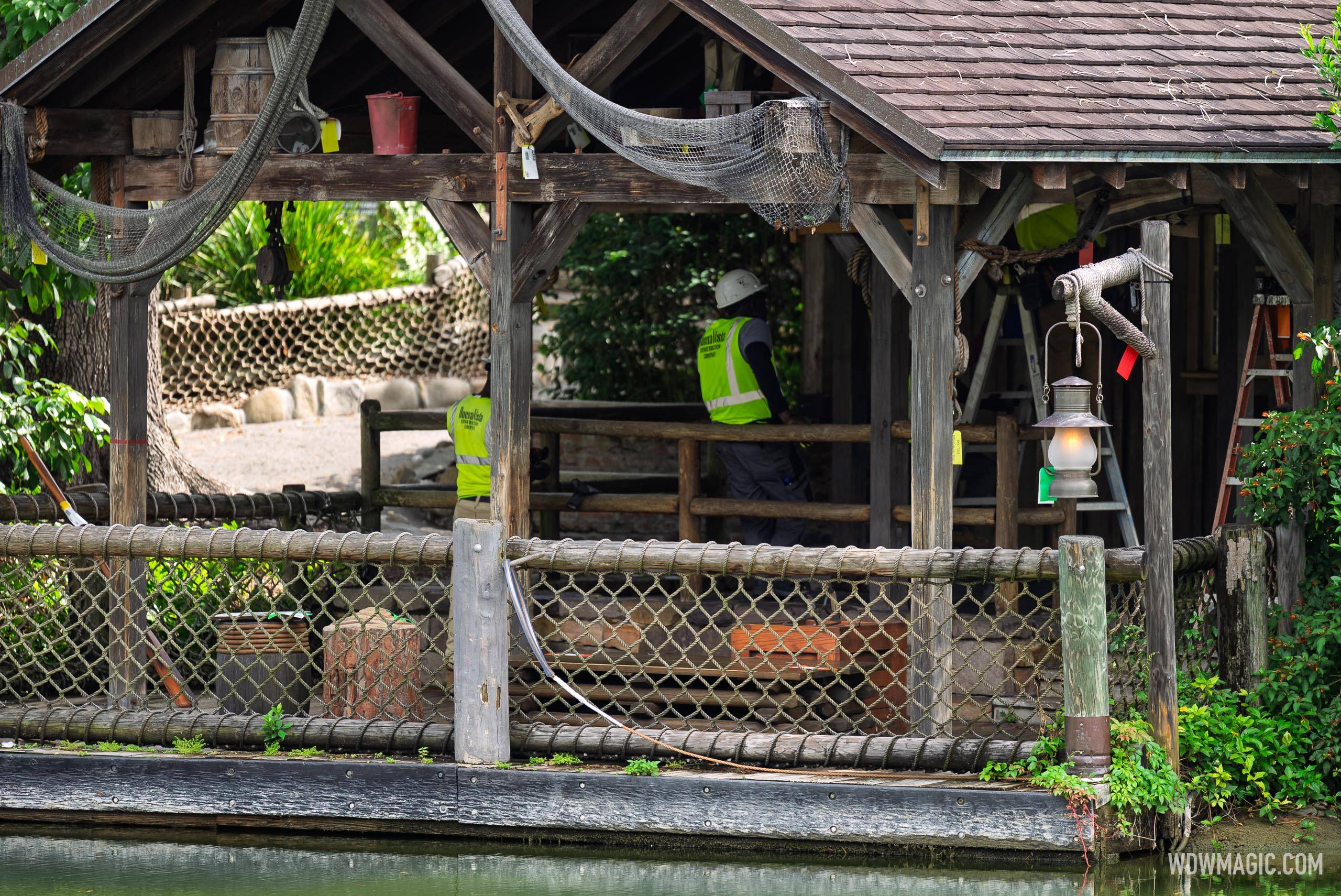 Frontierland Construction Walls - July 14, 2025