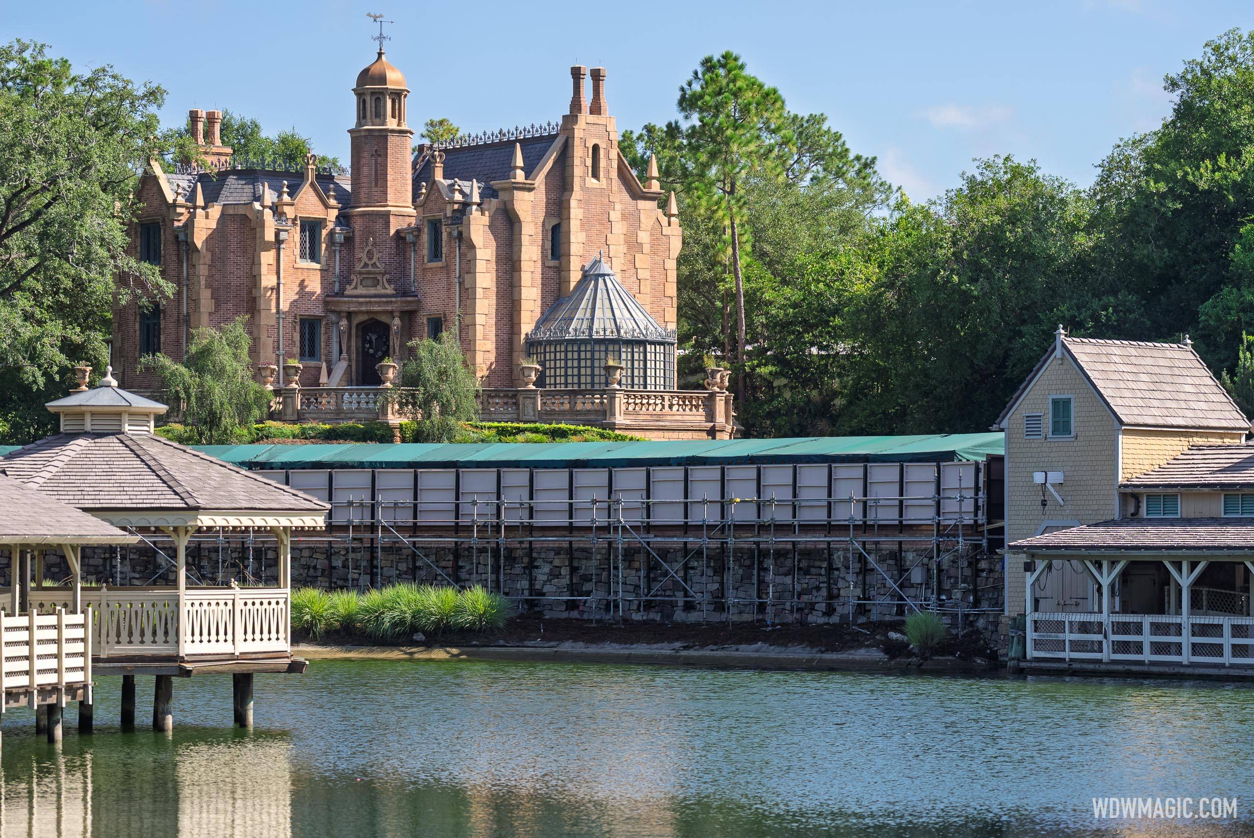Rivers of America Construction Site - July 20, 2025