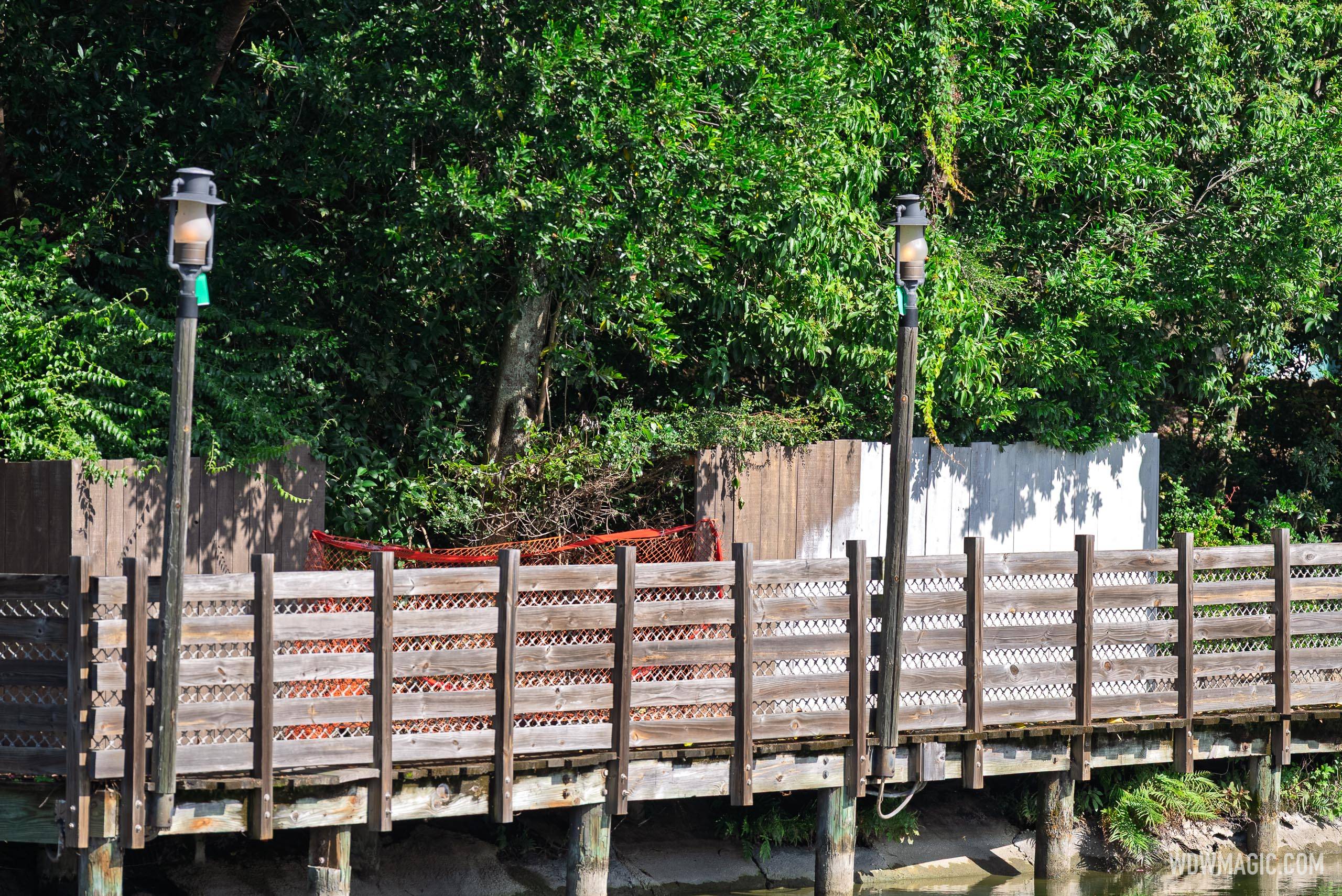 Rivers of America Construction Site - July 20, 2025