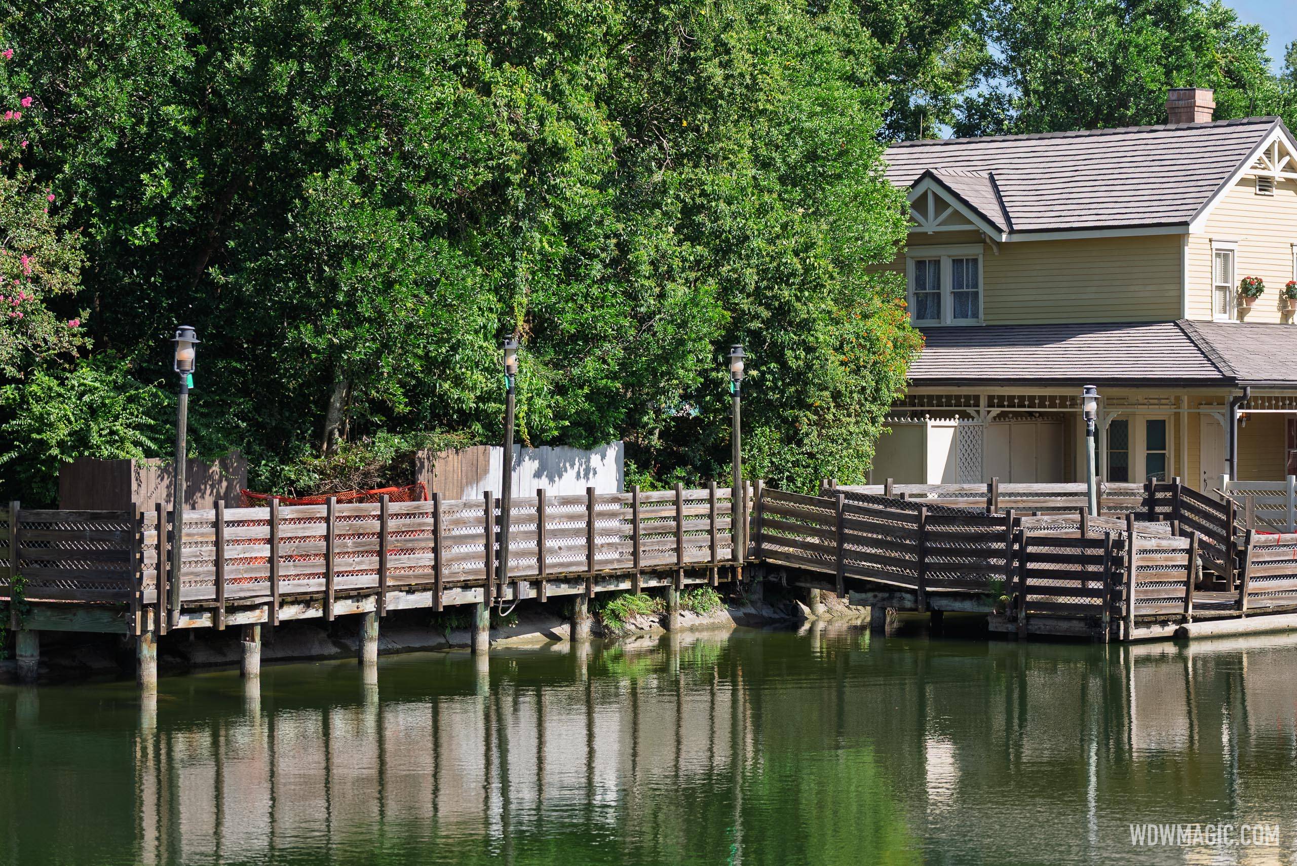 Rivers of America Construction Site - July 20, 2025