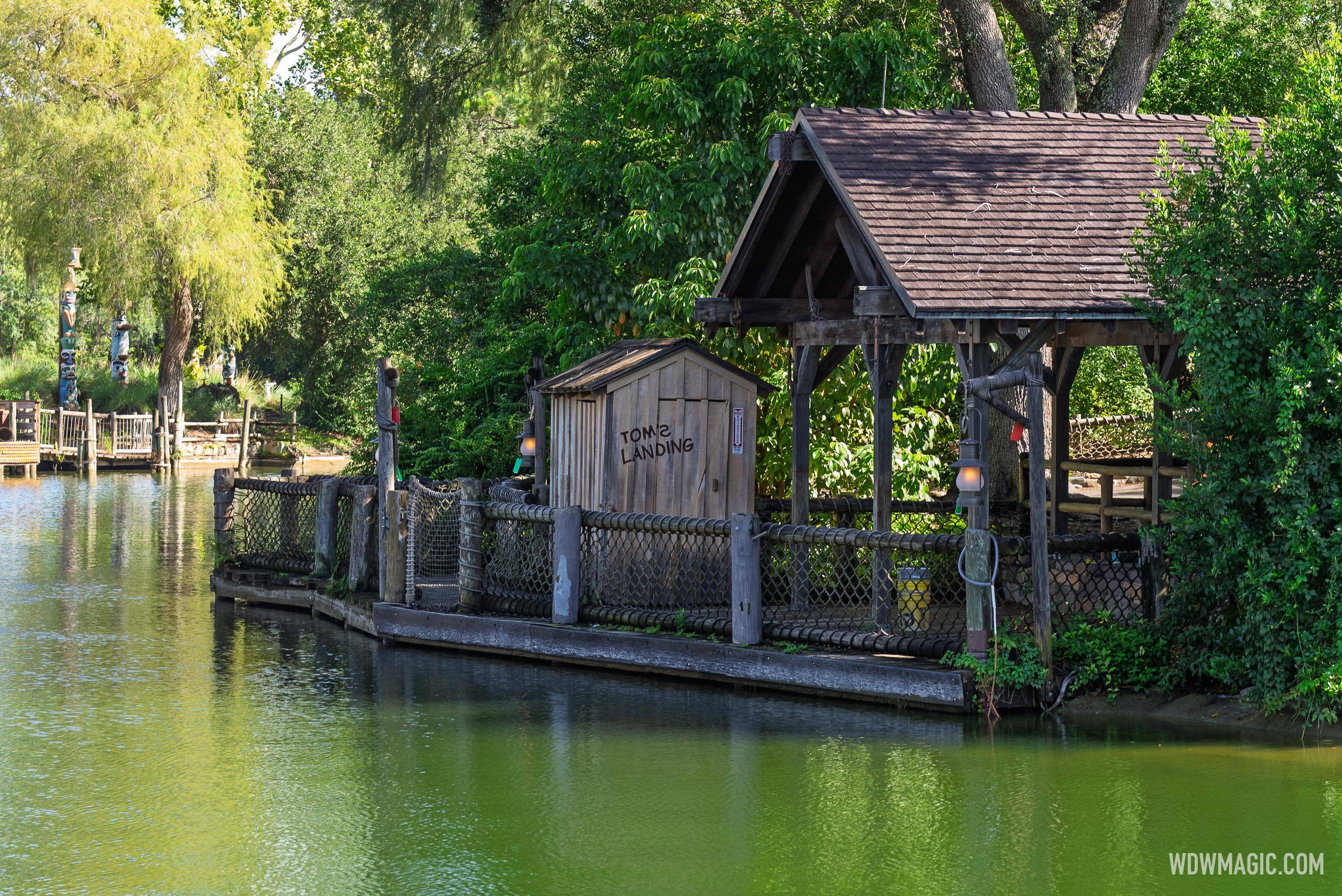 Rivers of America Construction Site - July 20, 2025