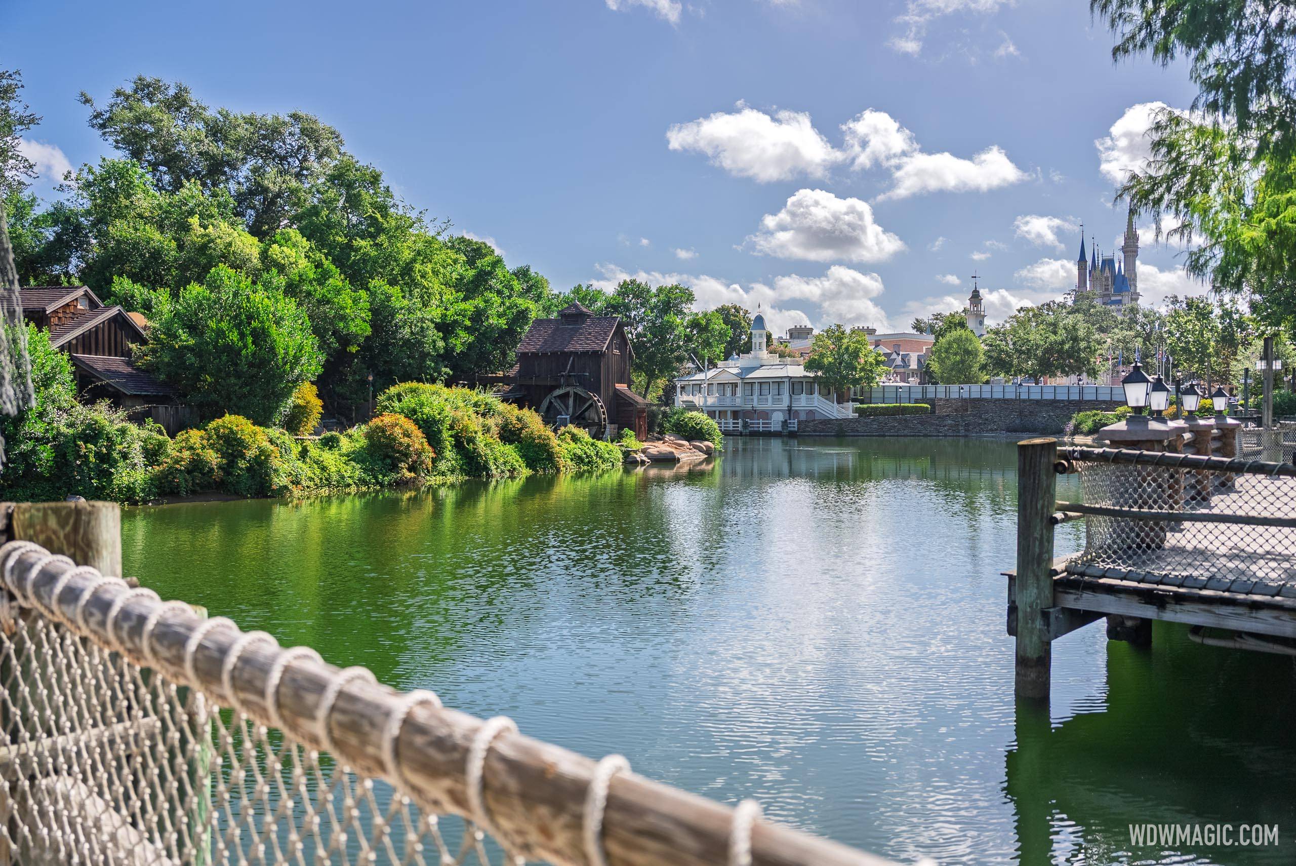Rivers of America Construction Site - July 20, 2025