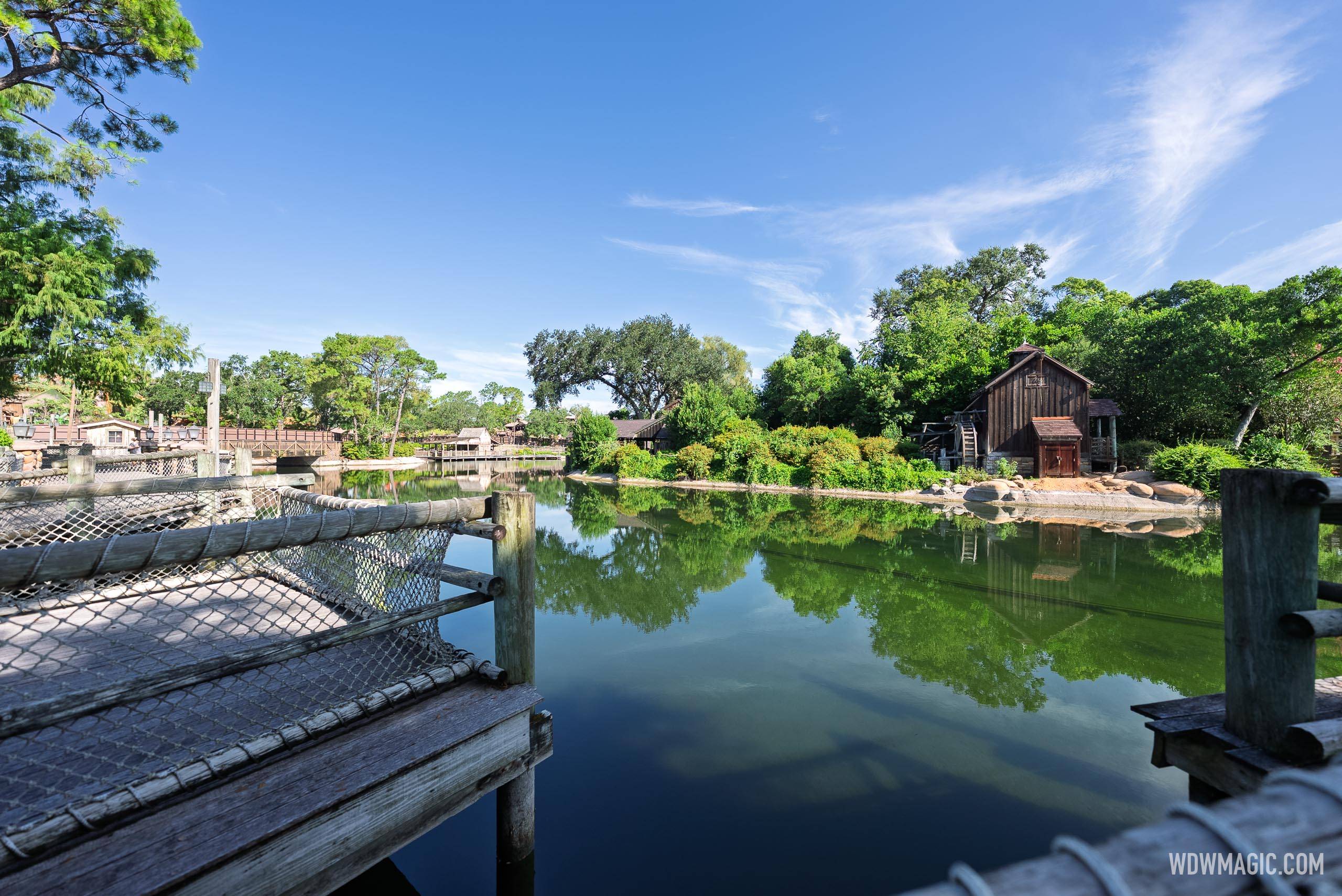 Rivers of America Construction Site - August 6, 2025