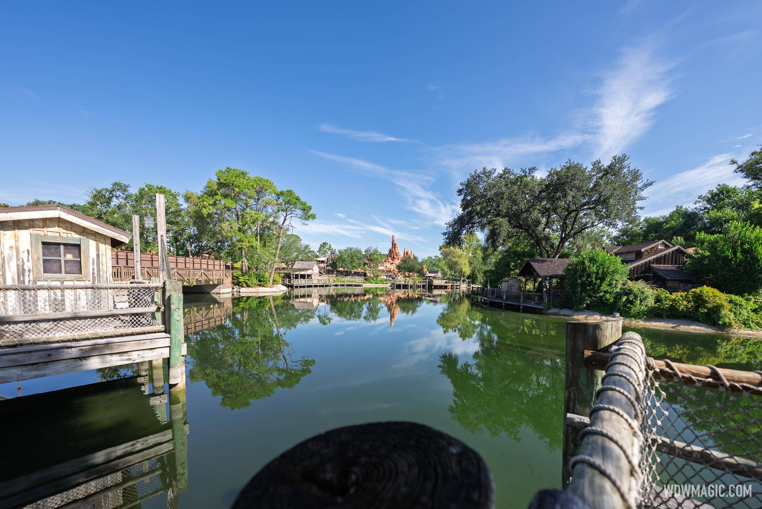 Rivers of America Construction Site - August 6, 2025