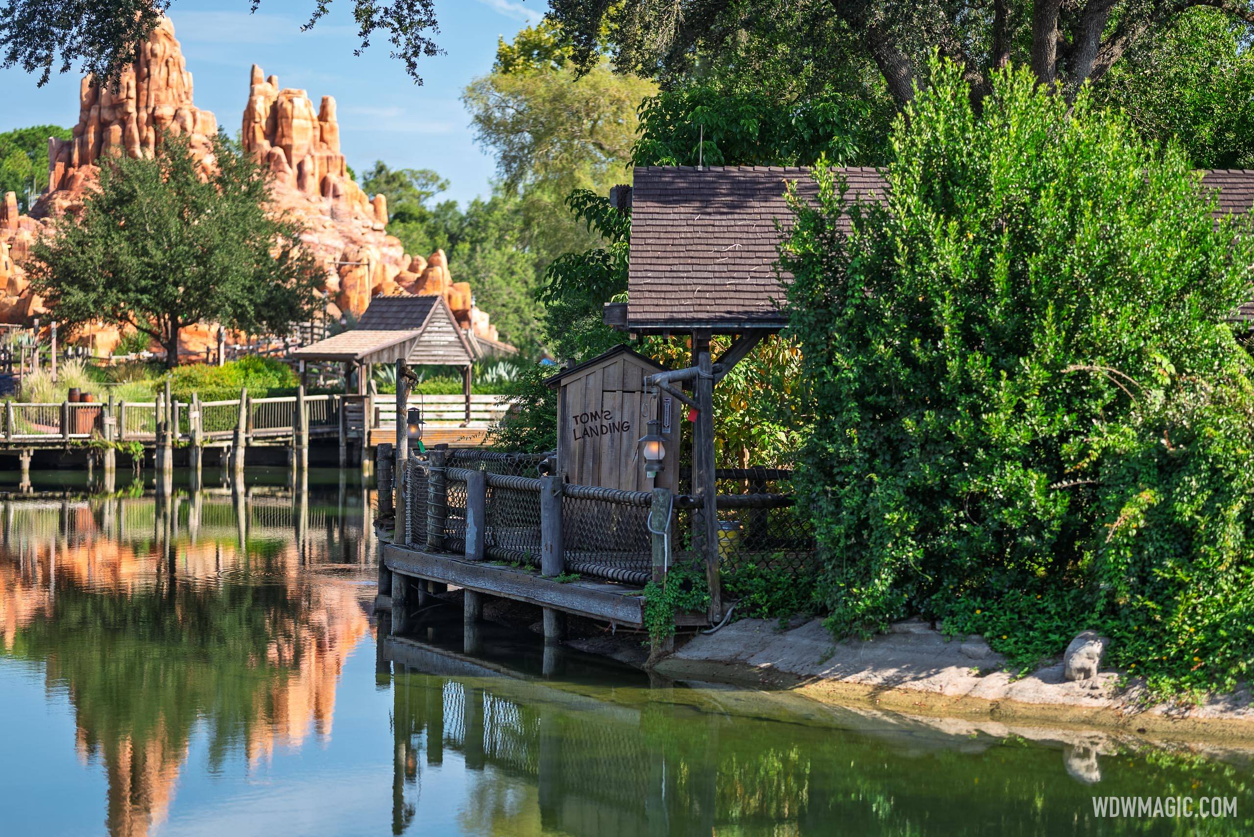 Rivers of America Construction Site - August 6, 2025