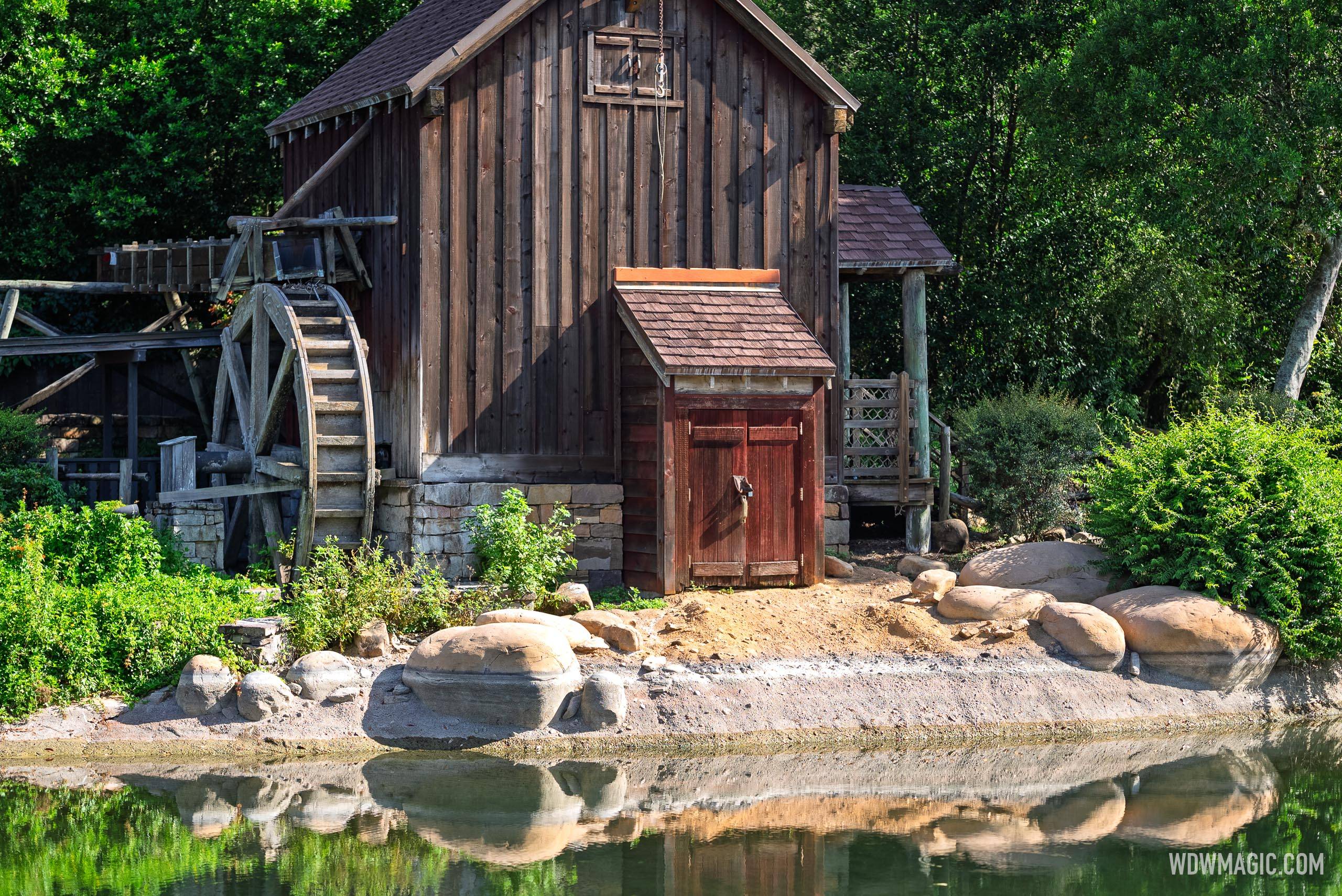 Rivers of America Construction Site - August 6, 2025