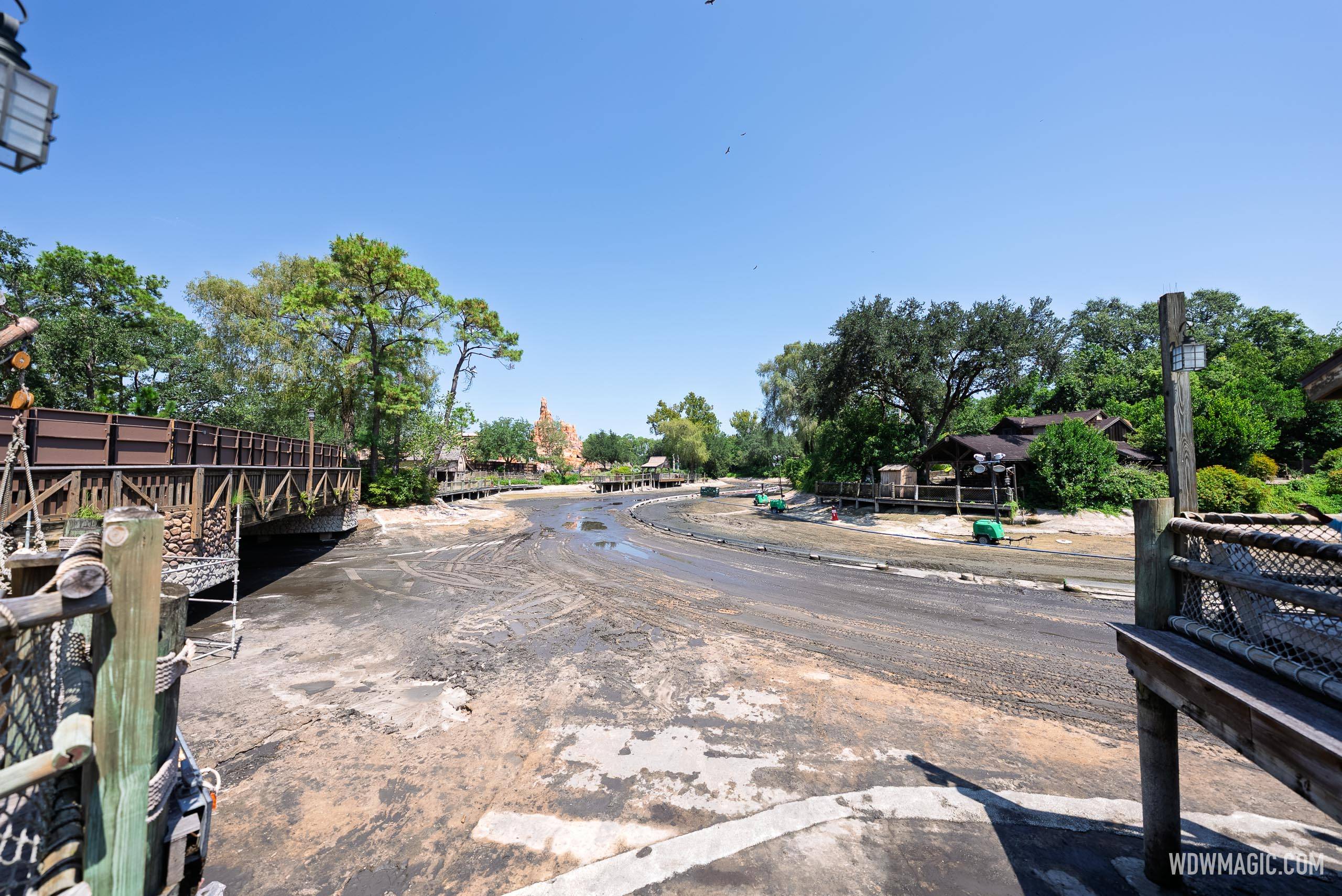 Rivers of America Construction Site - August 27, 2025