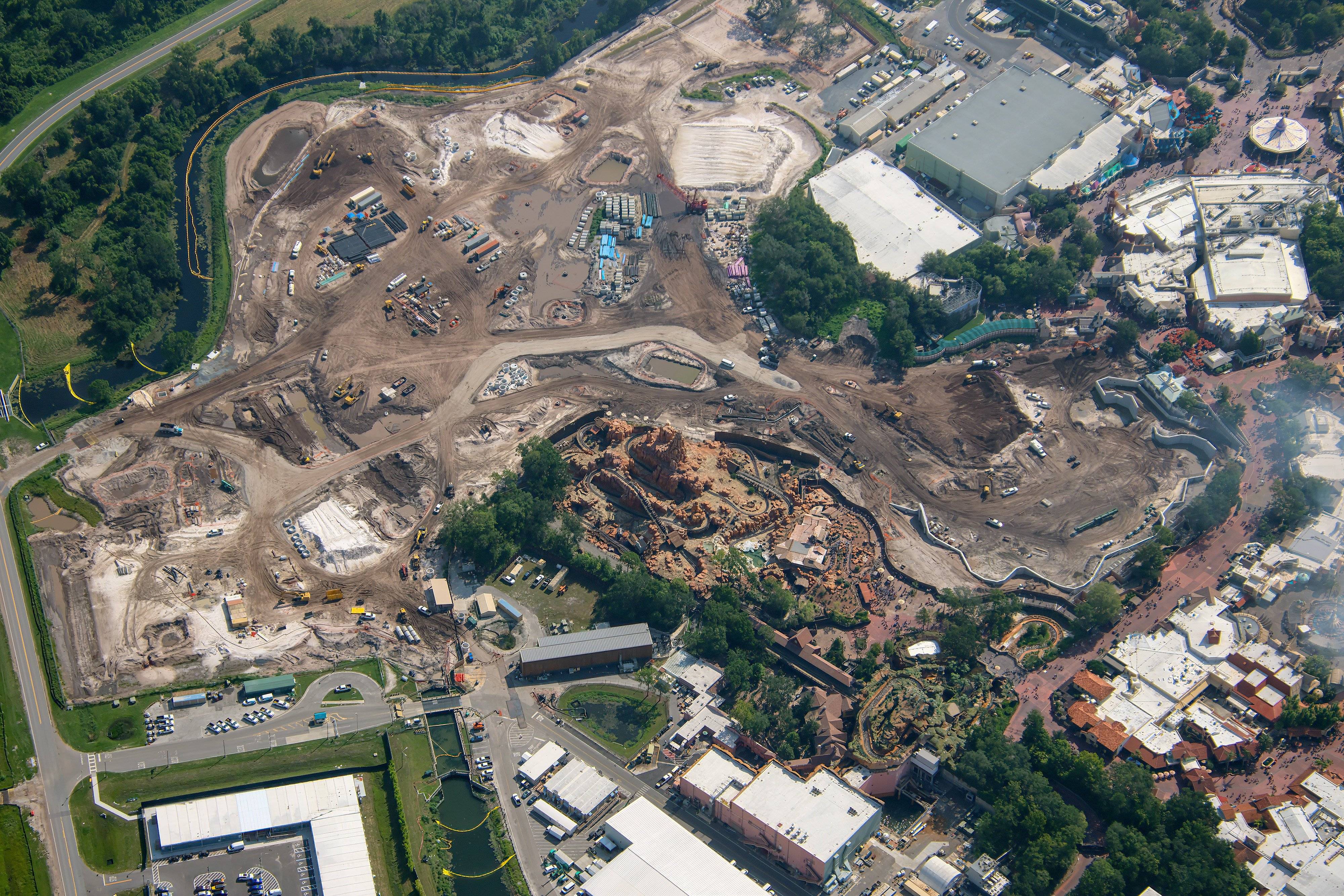 Piston Peak National Park Construction Aerials - July 2026