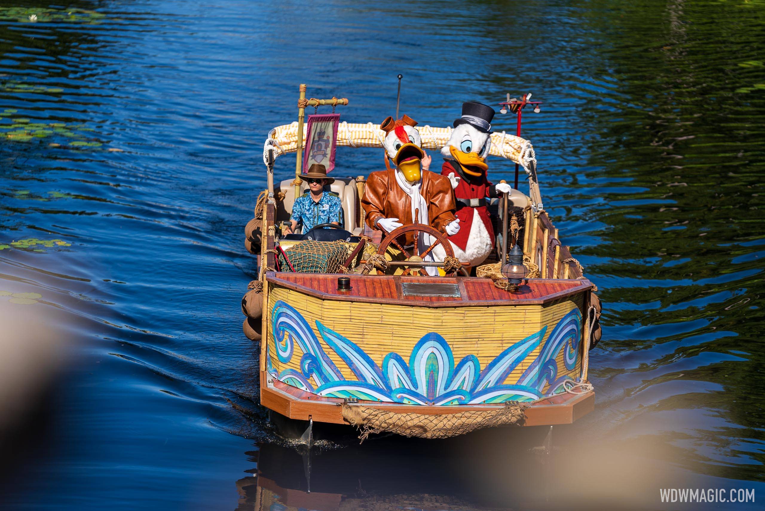 Scrooge McDuck and Launchpad McQuack on the Adventurer's Flotilla – Disney Ducks