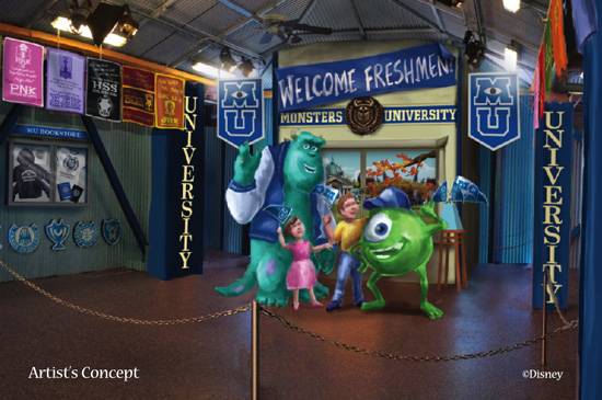 Disney's Hollywood Studios Monsters Inc meet and greet to be updated for Monsters University