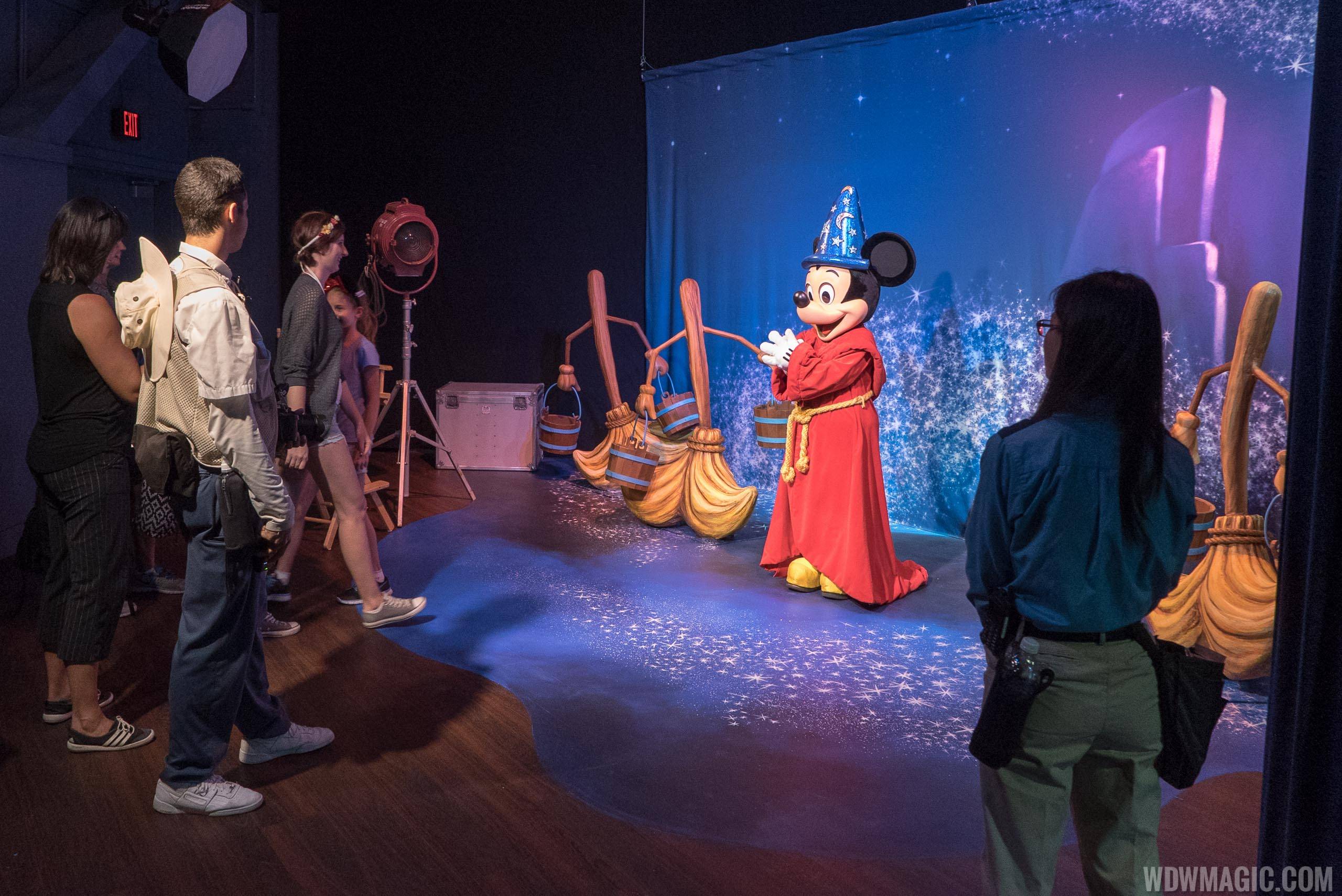 Physically Distanced Sorcerer Mickey Mouse Meet and Greet at Red Carpet  Dreams in Hollywood Studios