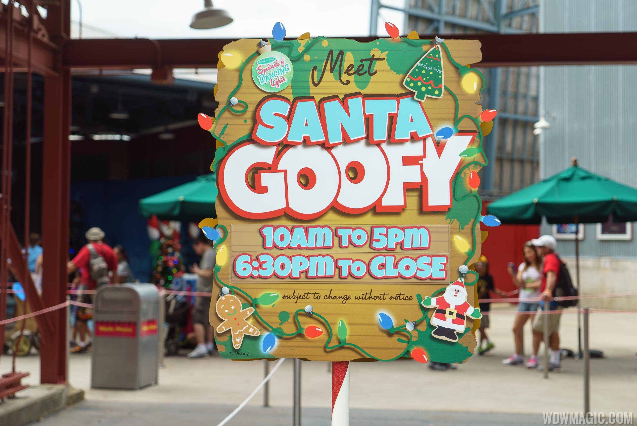 Santa Goofy meet and greet now open at Disney's Hollywood Studios