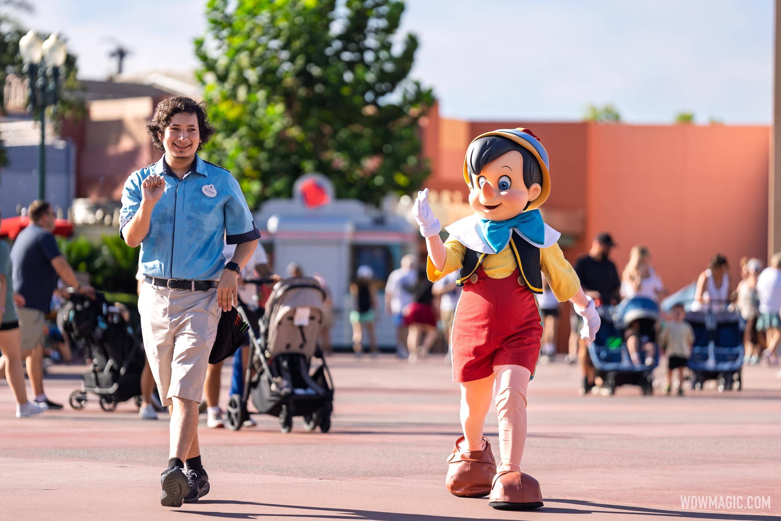 Pinocchio, Mary Poppins, Jiminy Cricket, and Bert Return to Hollywood Studios
