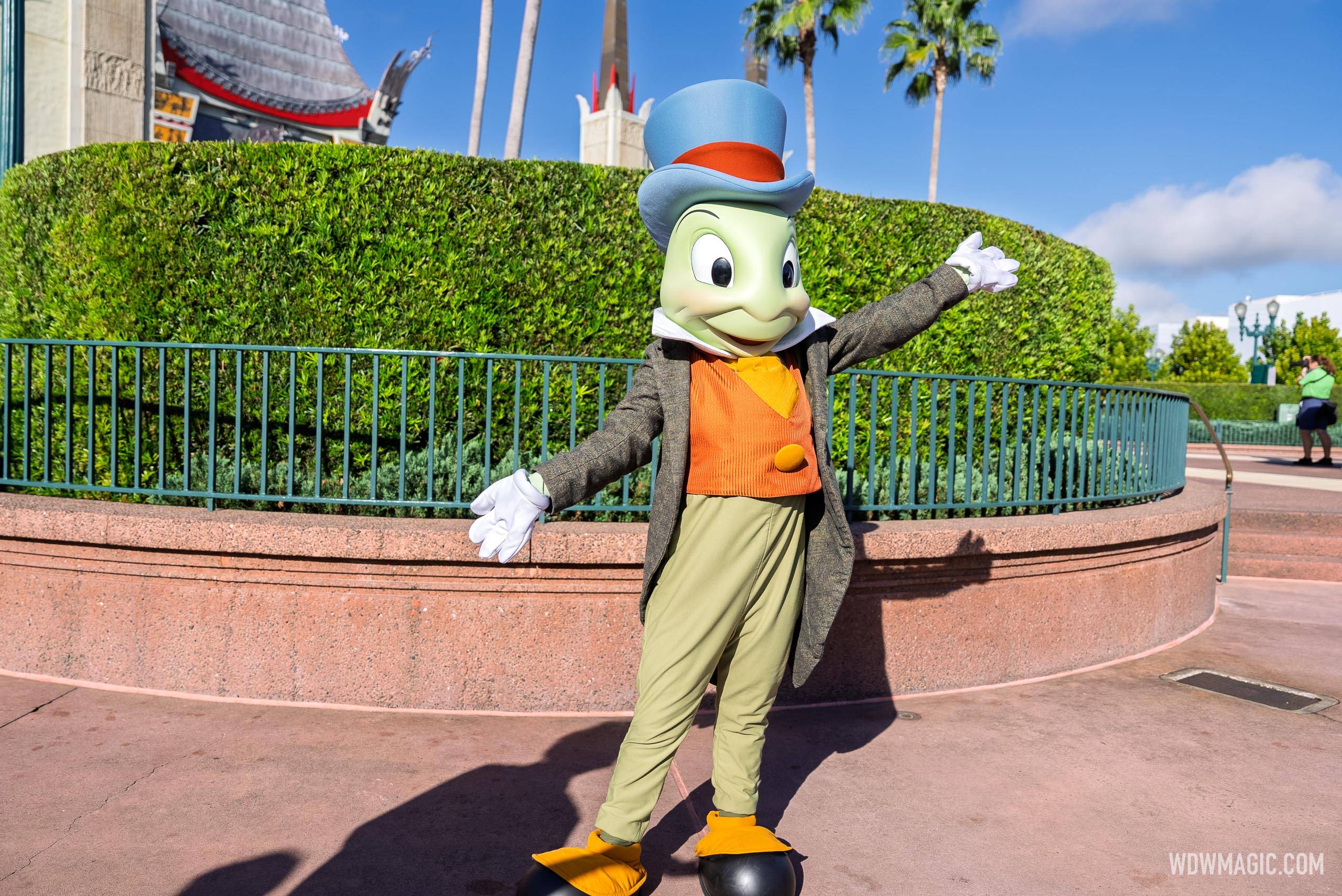 Pinocchio, Mary Poppins, Jiminy Cricket, and Bert Return to Hollywood Studios