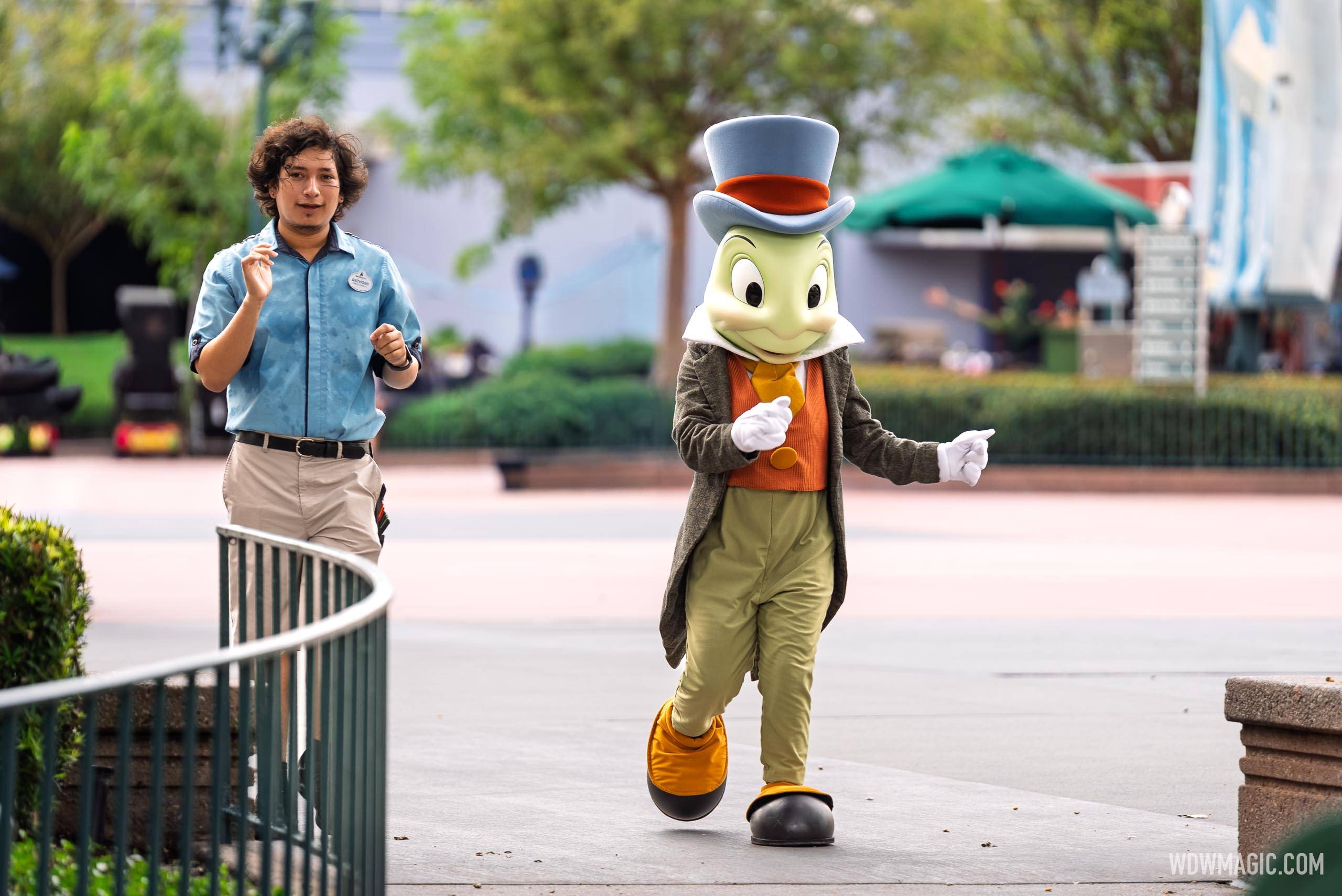 Pinocchio, Mary Poppins, Jiminy Cricket, and Bert Return to Hollywood Studios