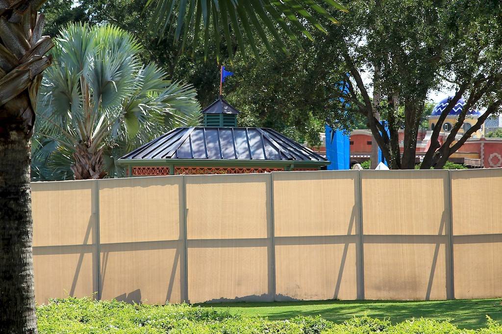 Epcot character update - Duffy meet and greet location nears completion