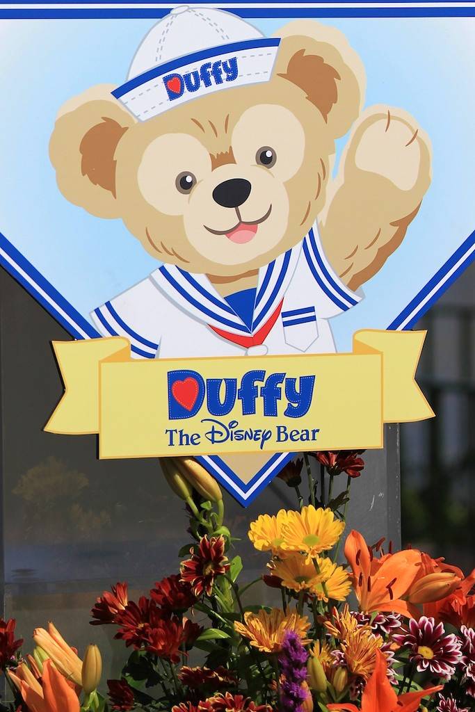 Duffy signs everywhere on opening day at Epcot's World Showcase