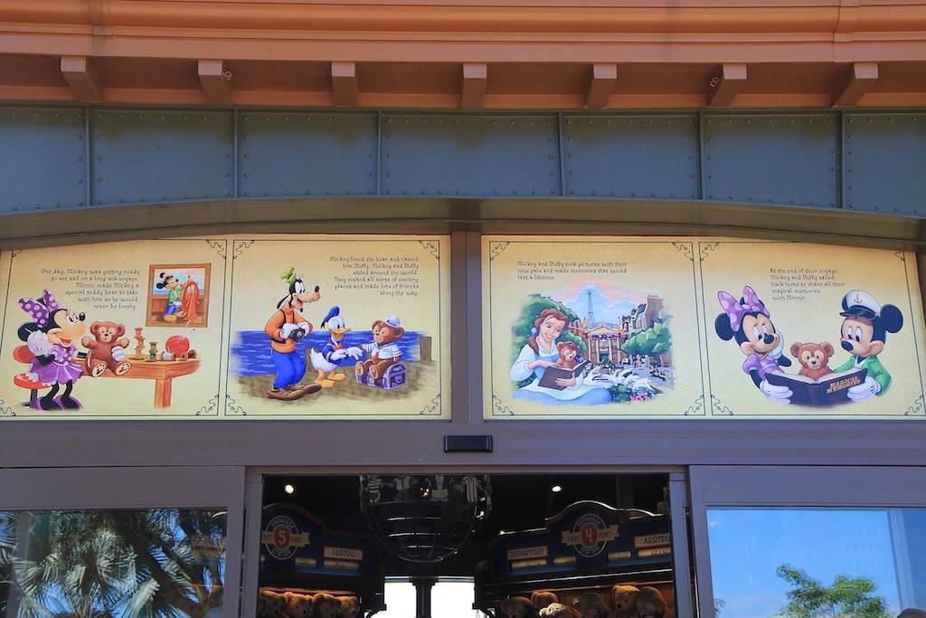 The Duffy story is displayed above the entrance to the shop