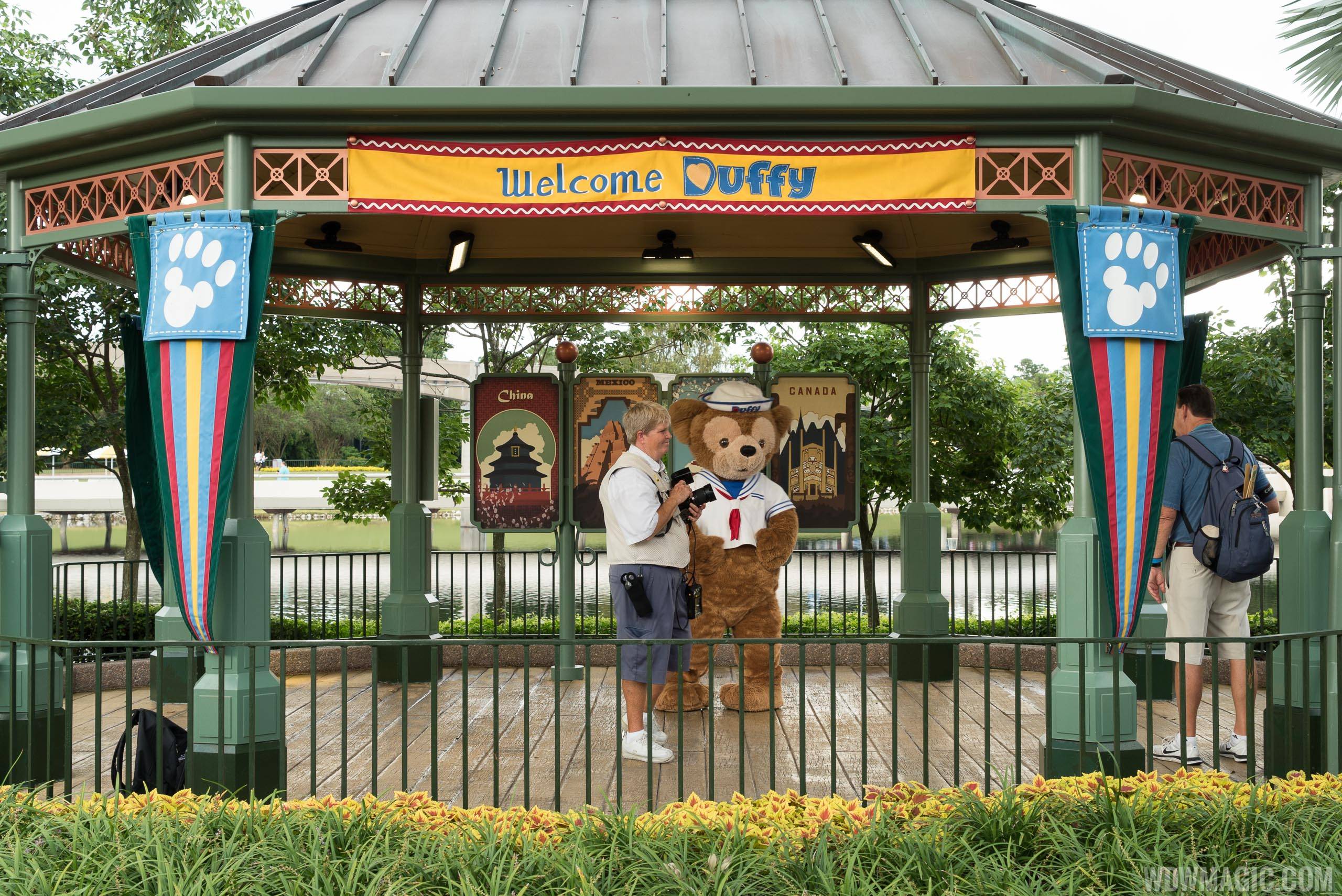 The gazebo was originally built as a home for Duffy the Disney Bear