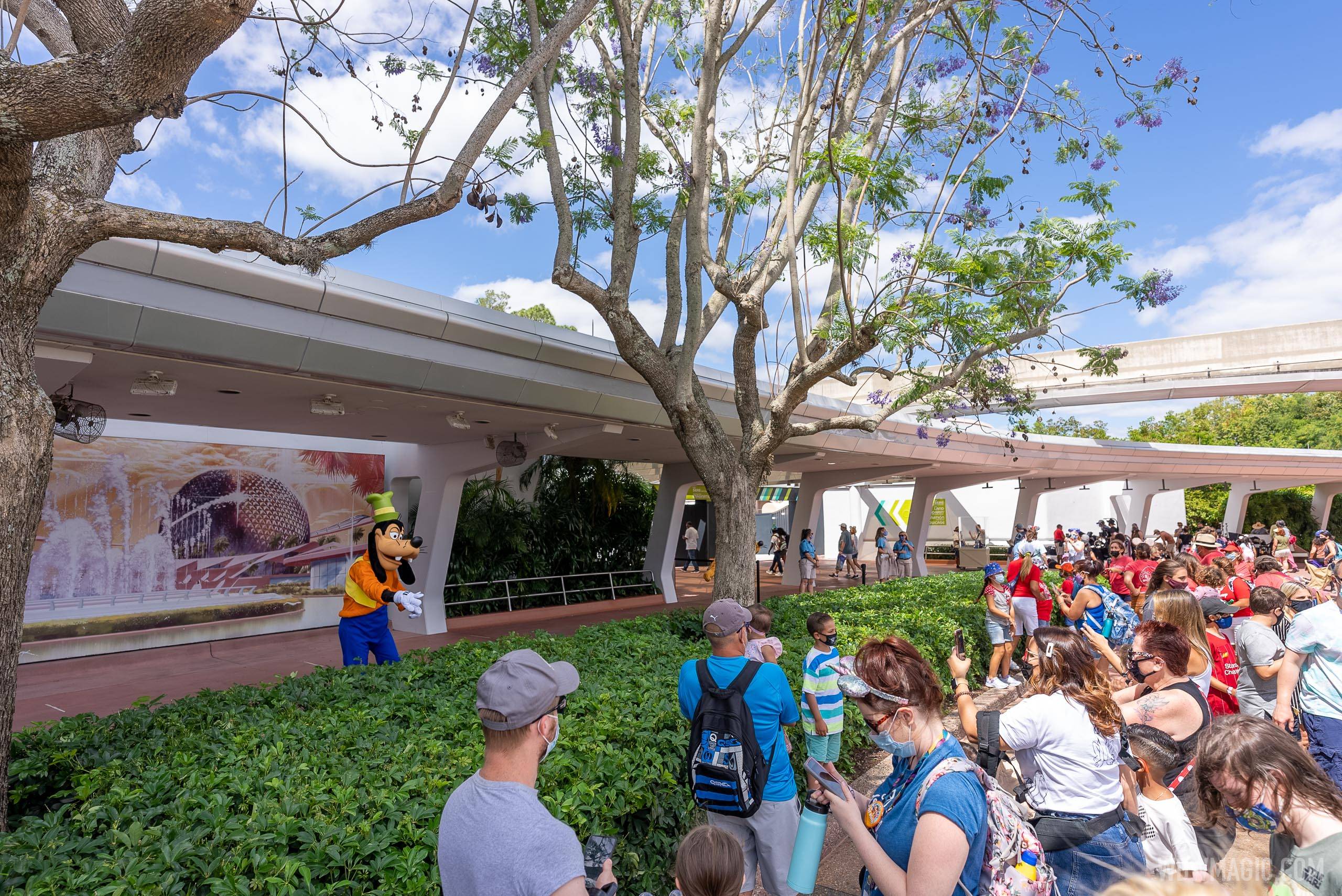 Character appearances remain limited at Disney's theme parks