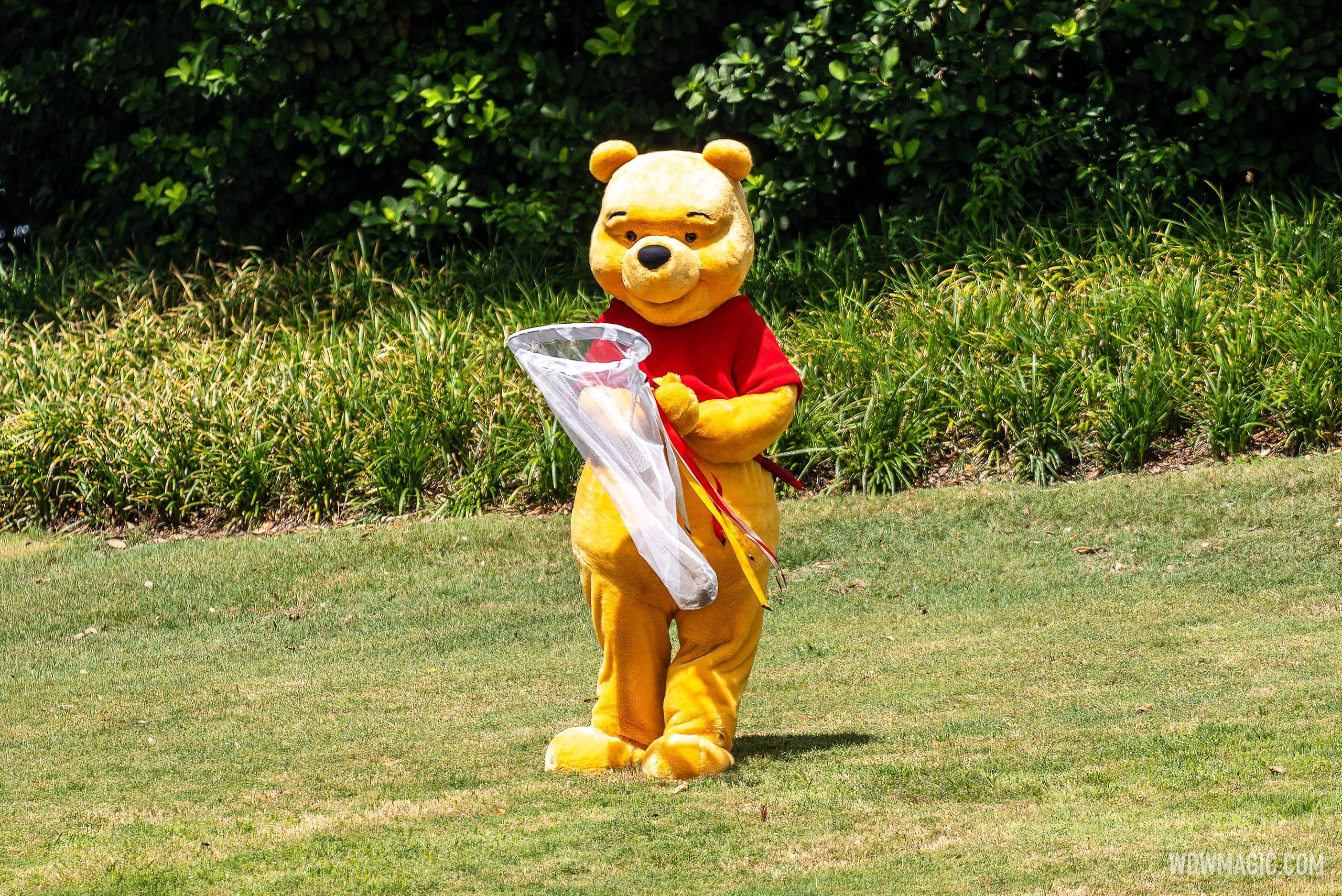 Winnie the Pooh character sighting in World Celebration at EPCOT