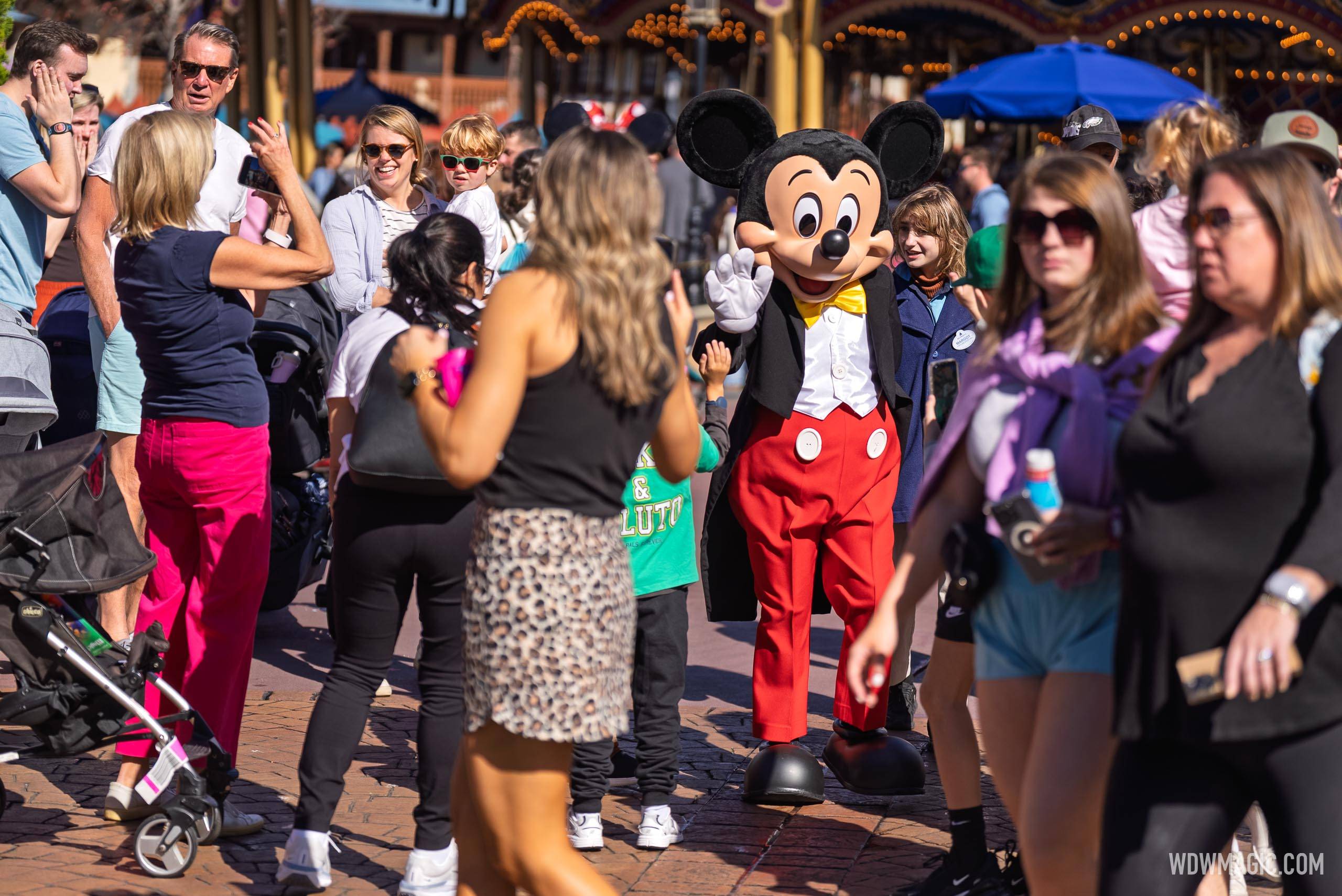 Mickey and Friends Surprise Walk-Around Appearances at Magic Kingdom