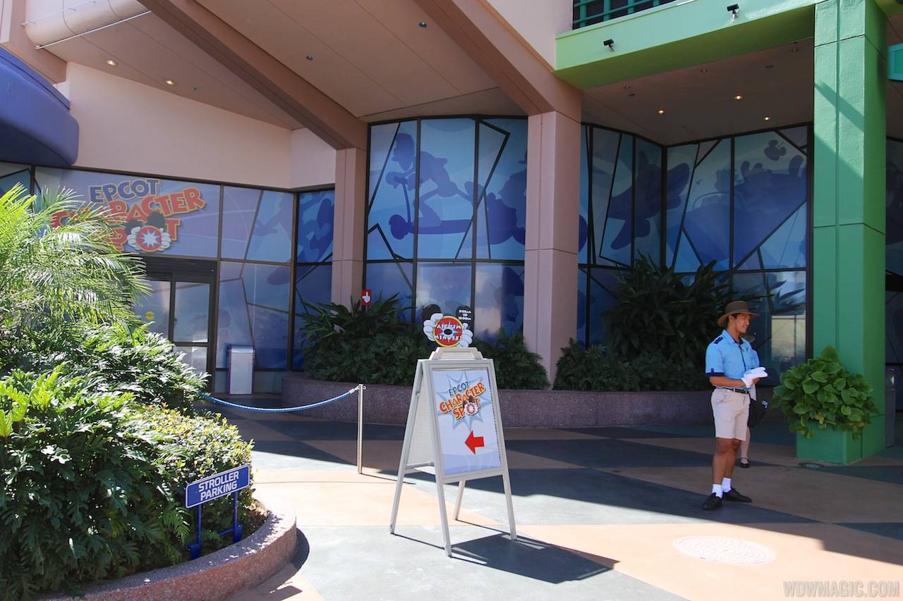 PHOTOS - A look at the temporary Character Spot meet and greet location
