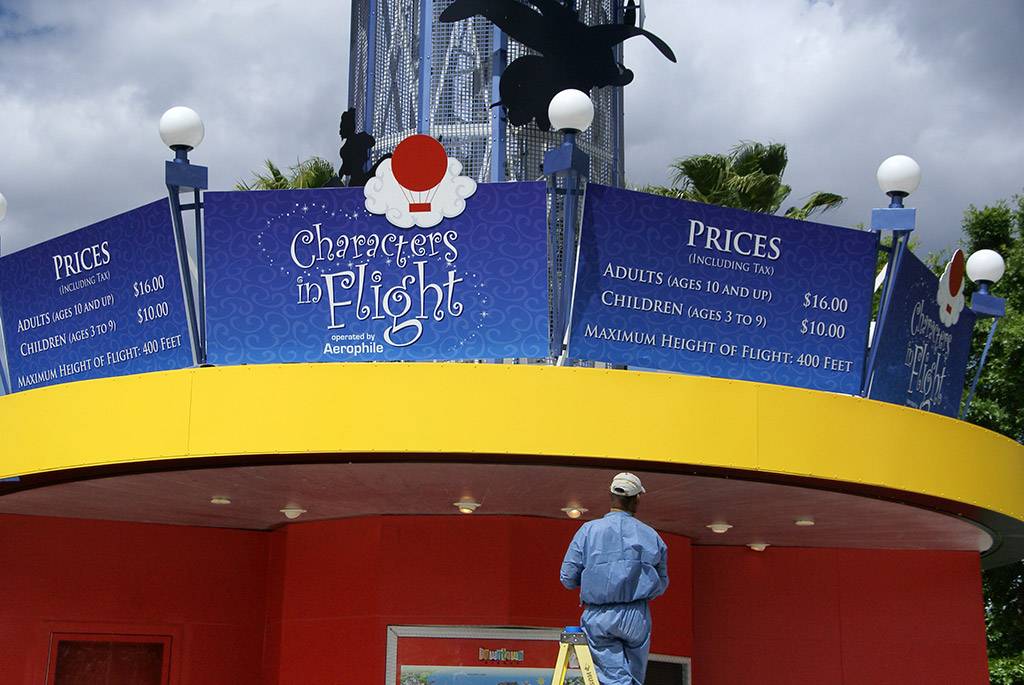 Characters in Flight construction