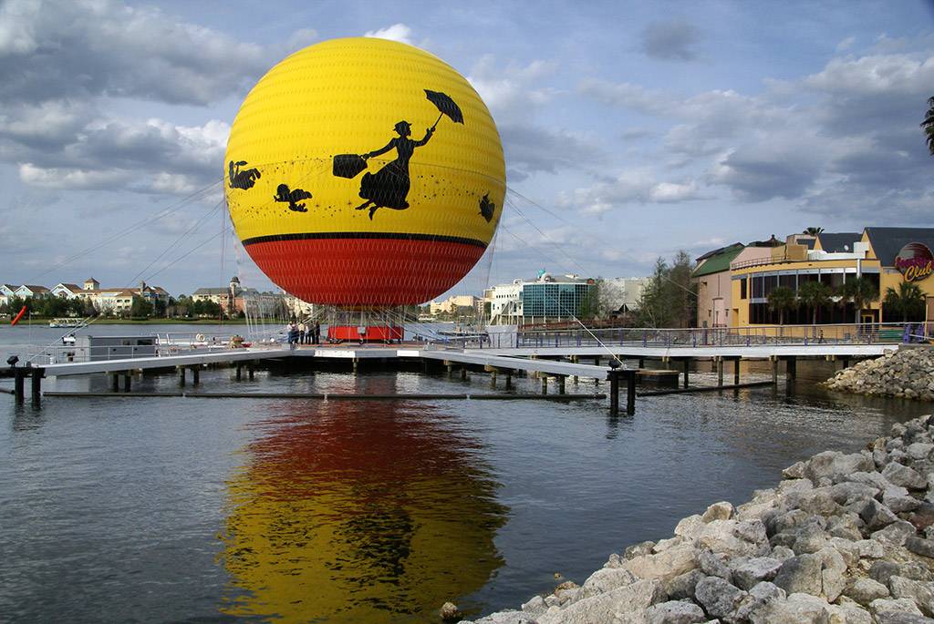 Characters in Flight construction - balloon inflated