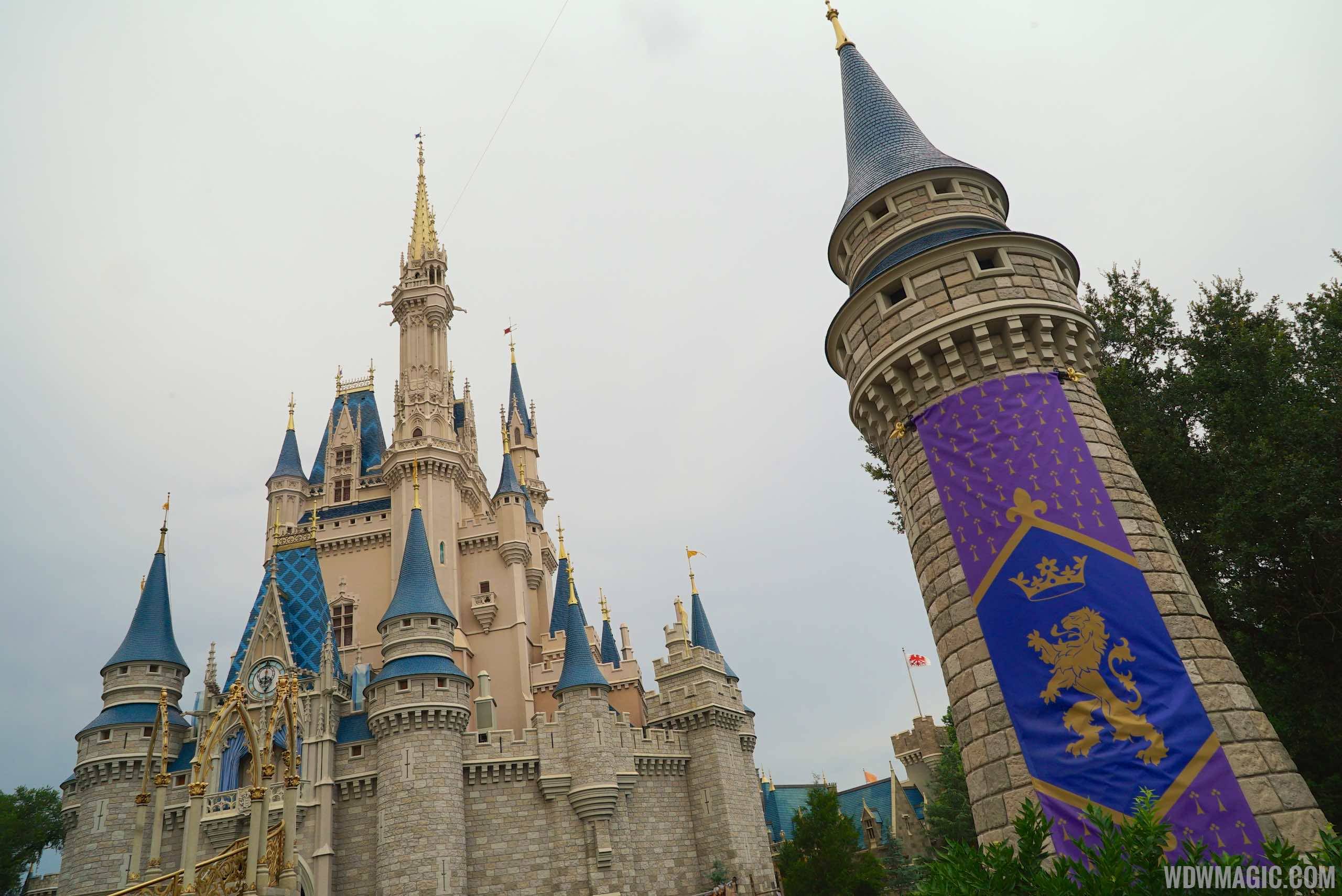 New Cinderella Castle turrets