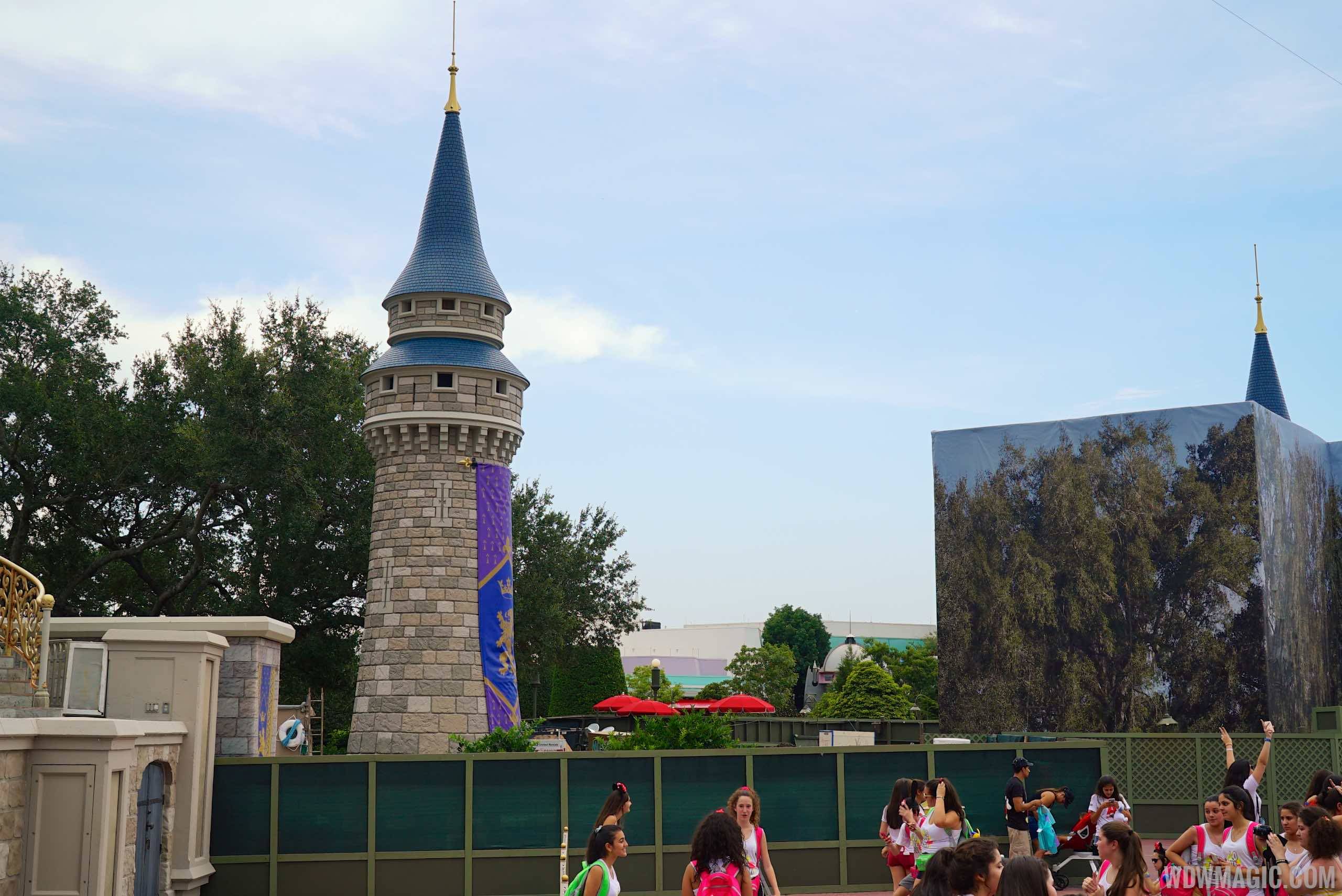 New Cinderella Castle turrets