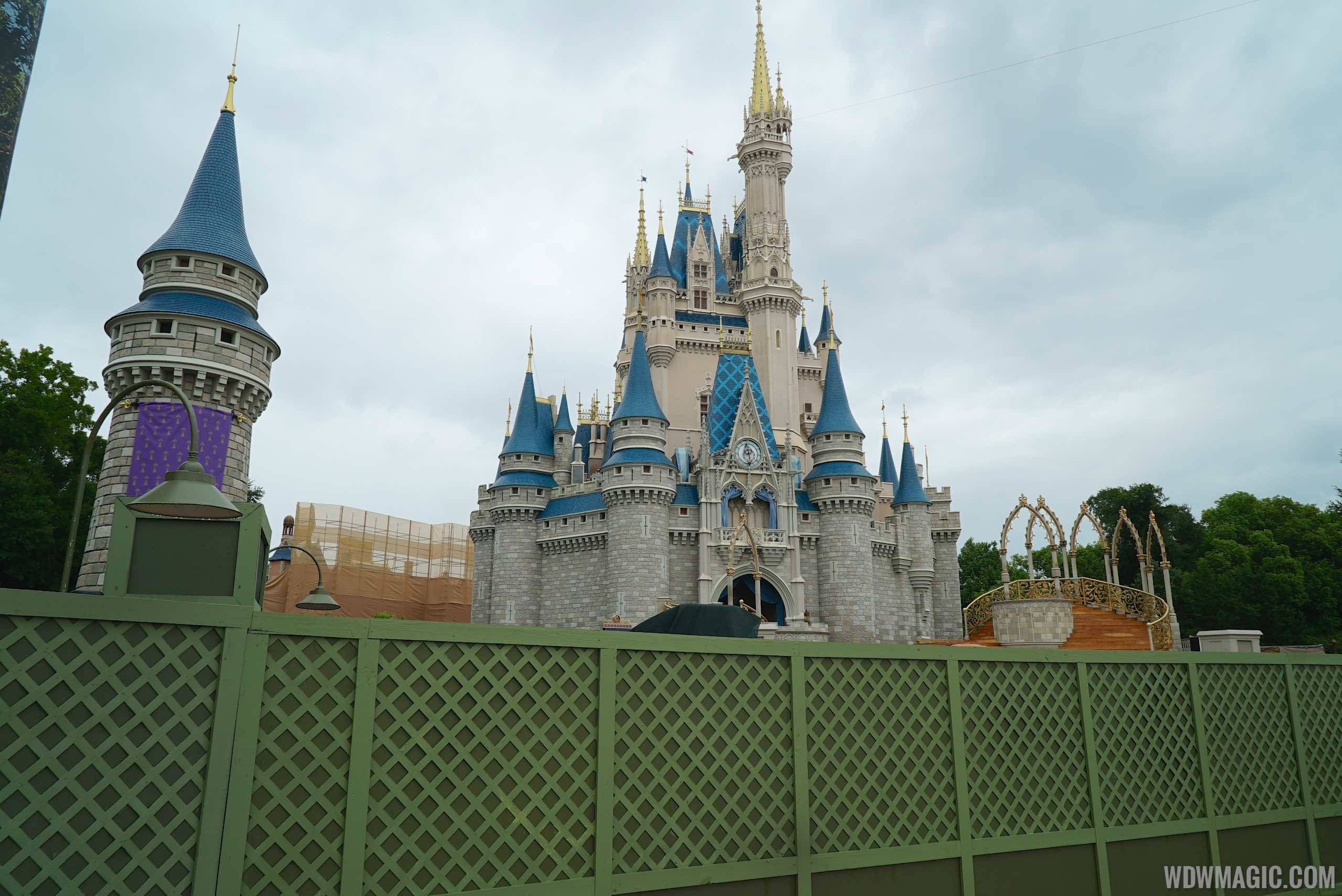 PHOTOS - Latest look at the Cinderella Castle additions and refurbishment in the Magic Kingdom